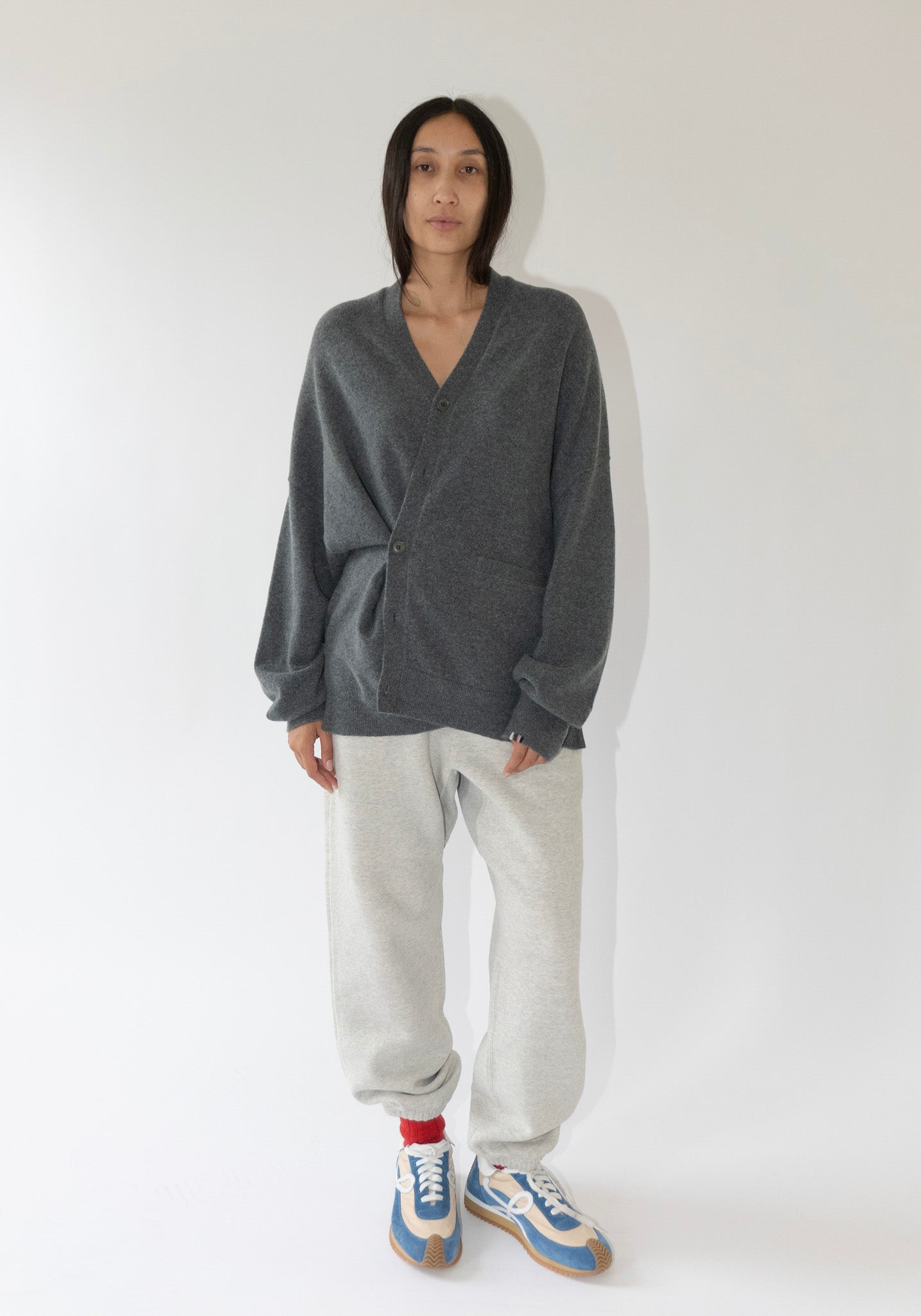 Extreme Cashmere Tokio Cardigan in Felt