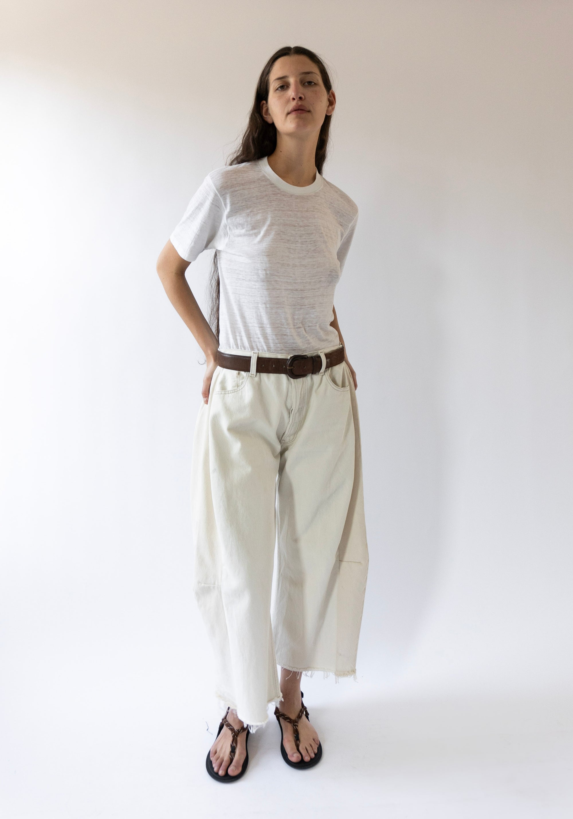B Sides Vintage Lasso Jean in White
