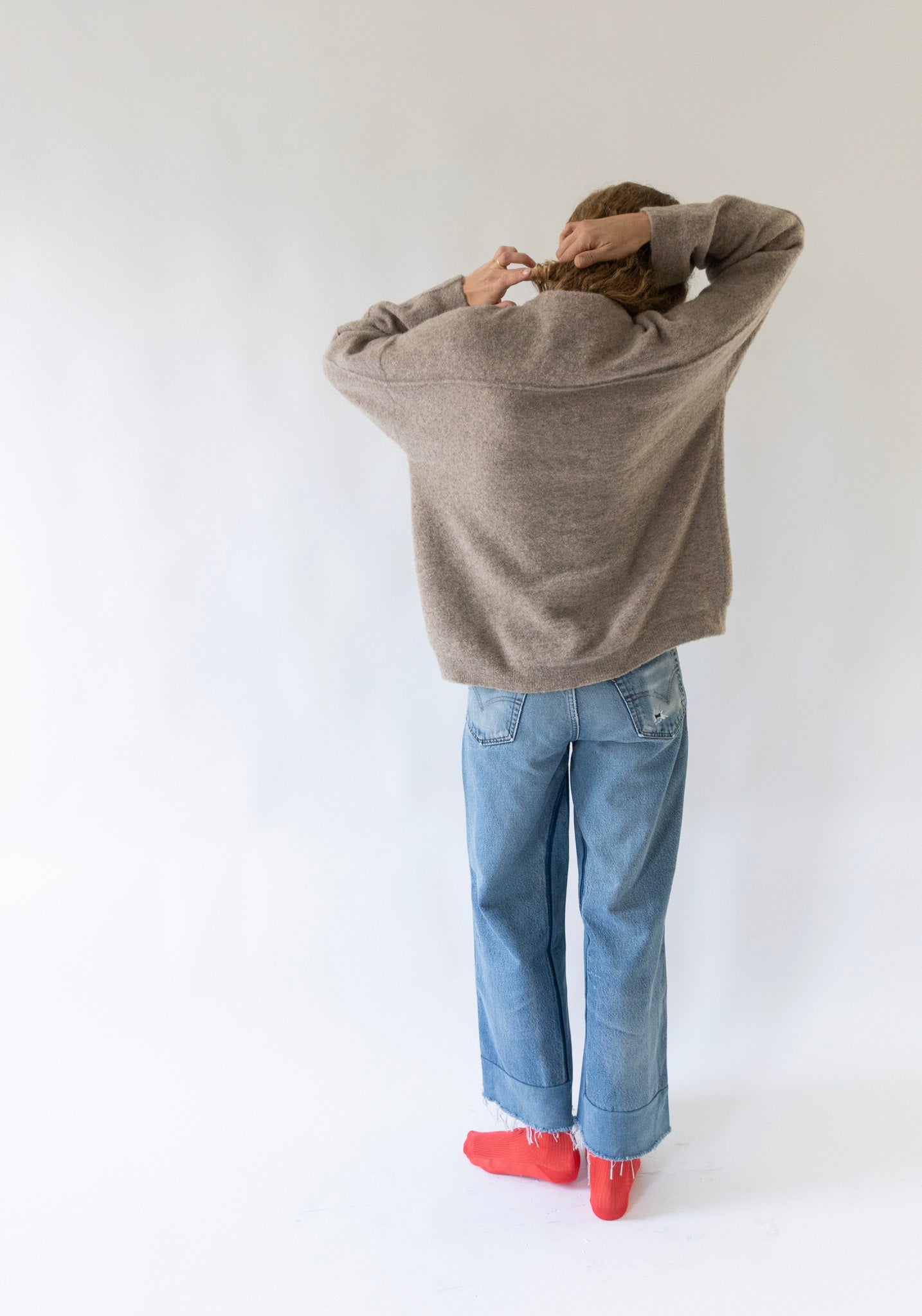 Lauren Manoogian Fleece Crewneck in Moth