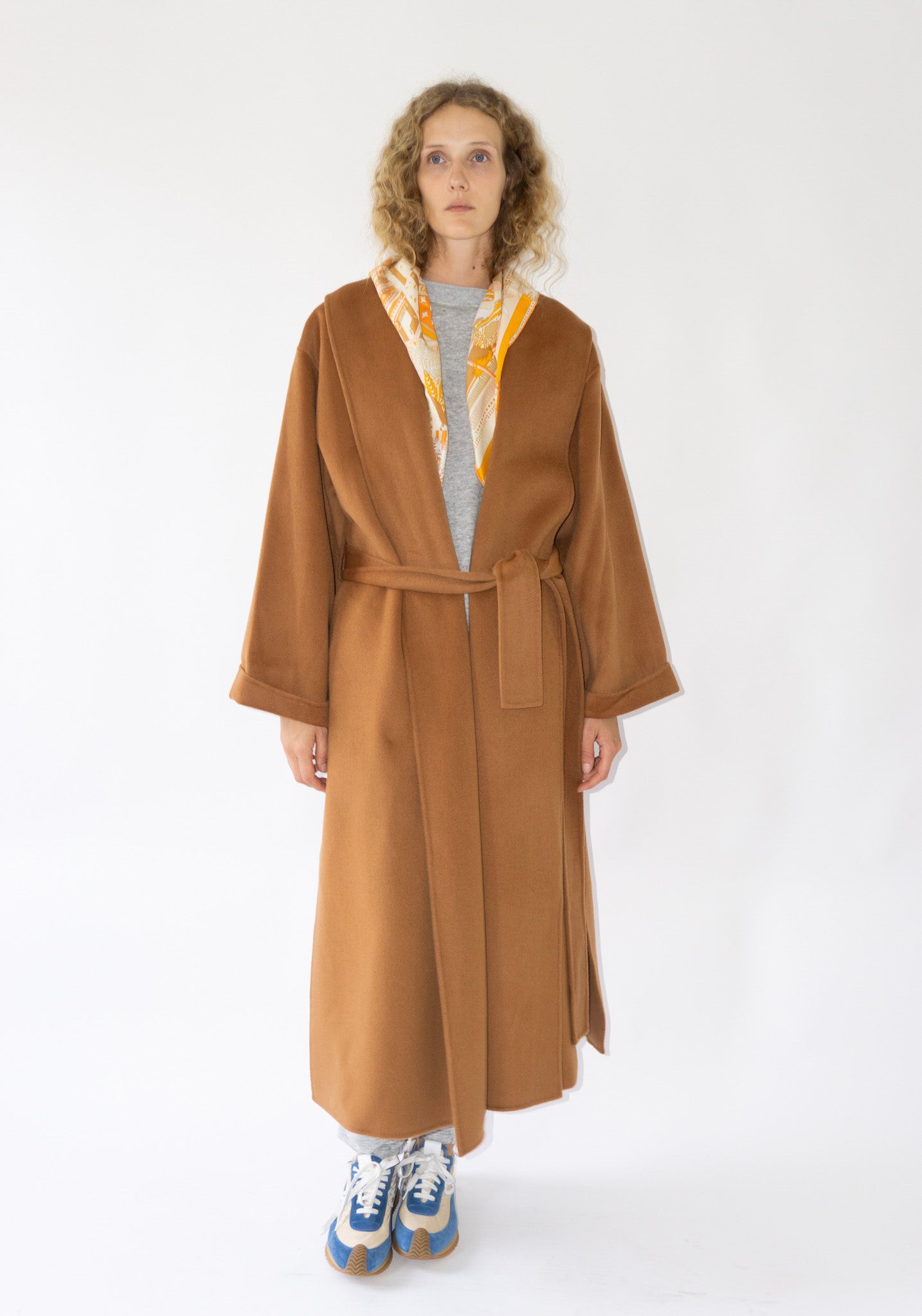 By Malene Birger Trullem Wool Coat in Raw Sugar