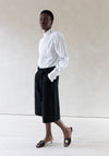 6397 Micro Pleat Formal Shirt in White