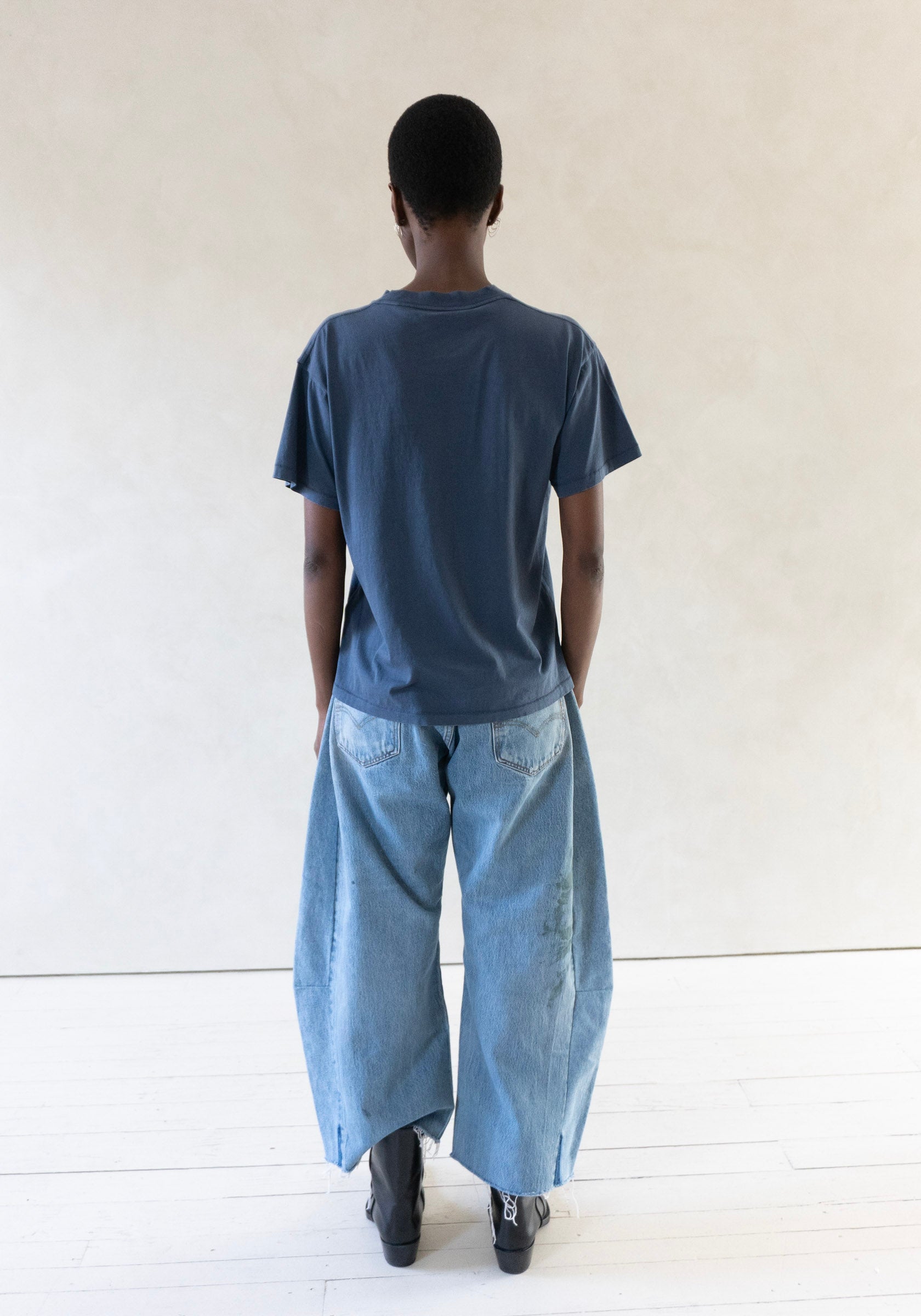 6397 Boy T in Faded Navy