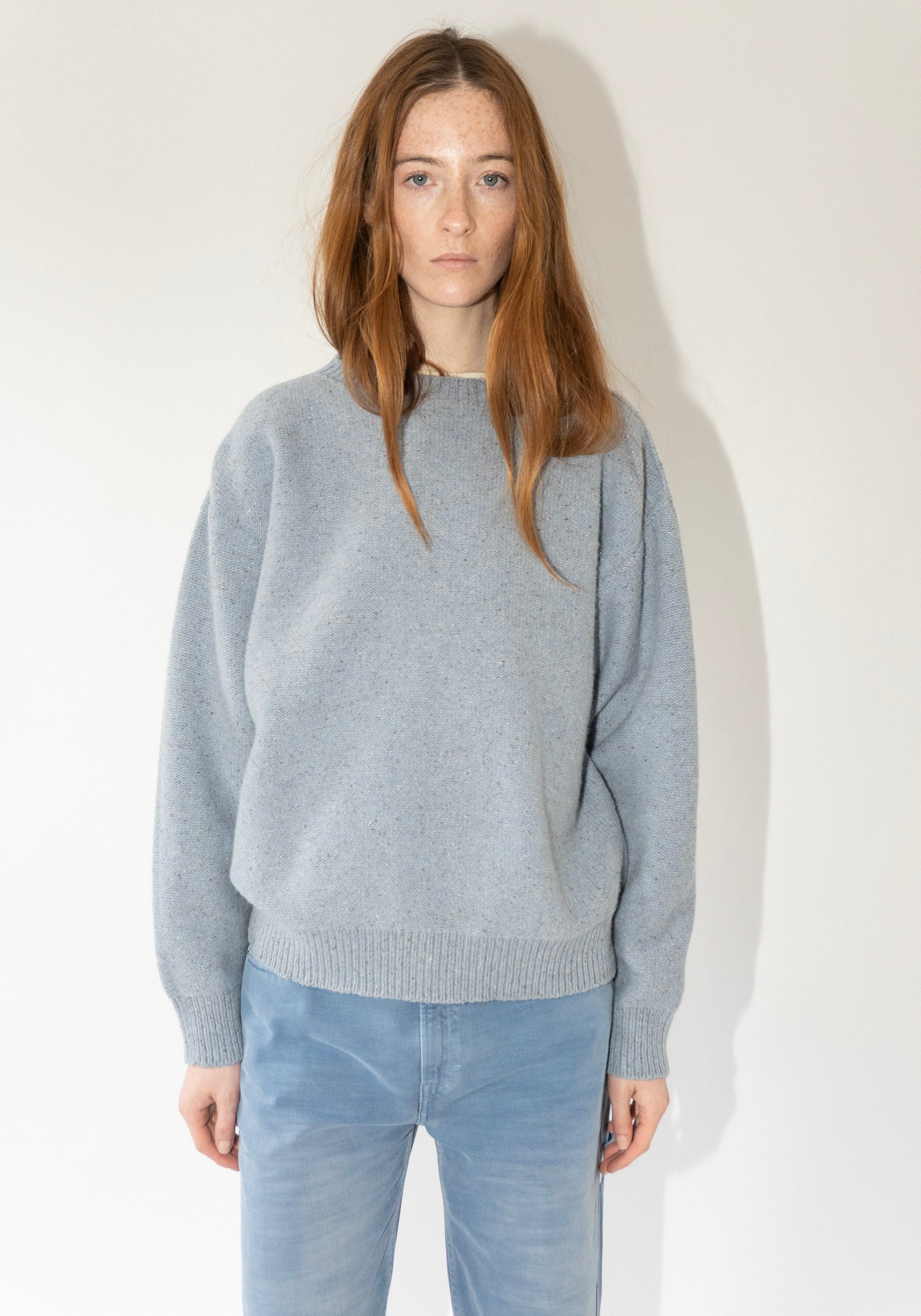 Baserange Mea Sweater in Ocean