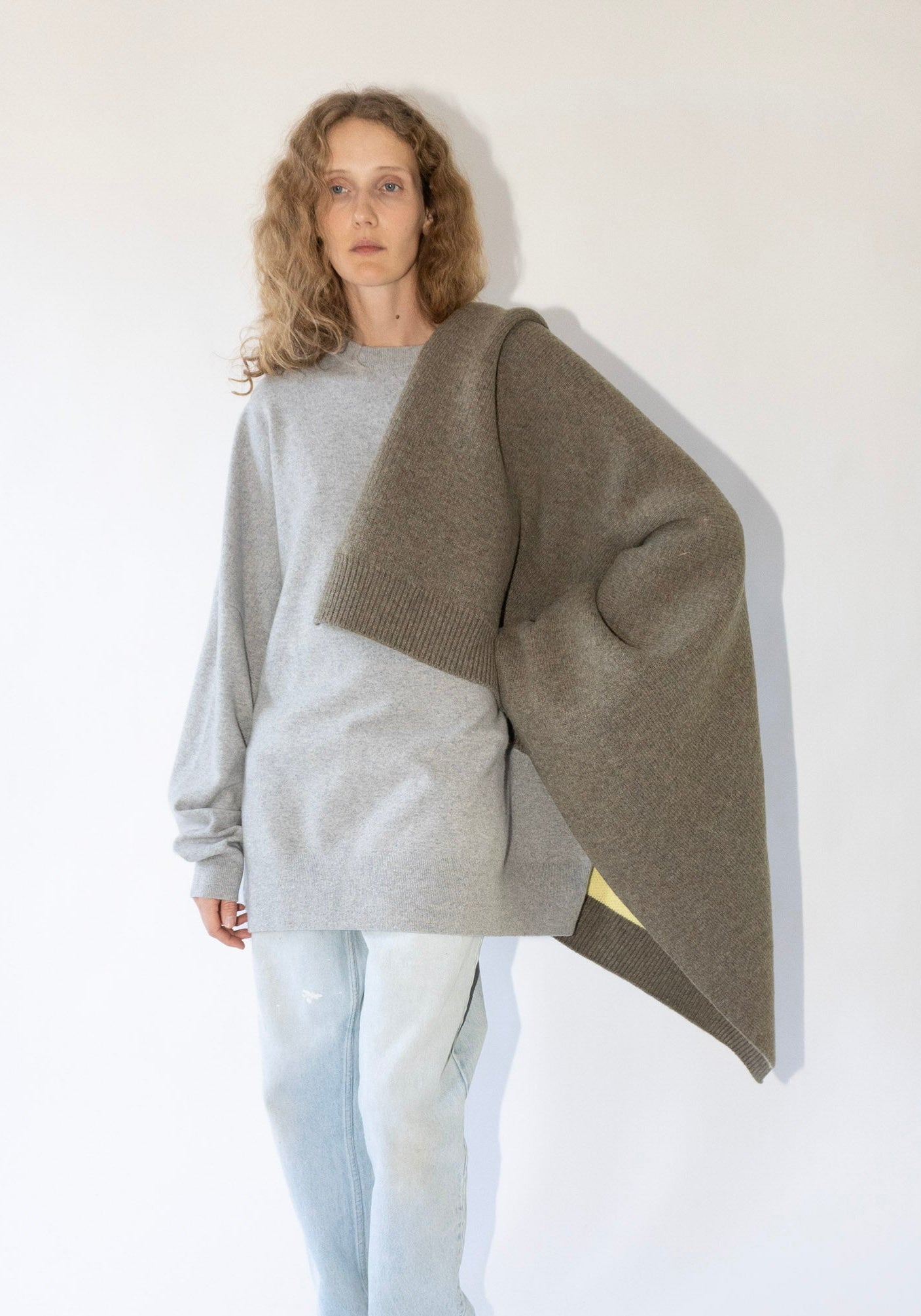 Opie Blanket Scarf in Truffle