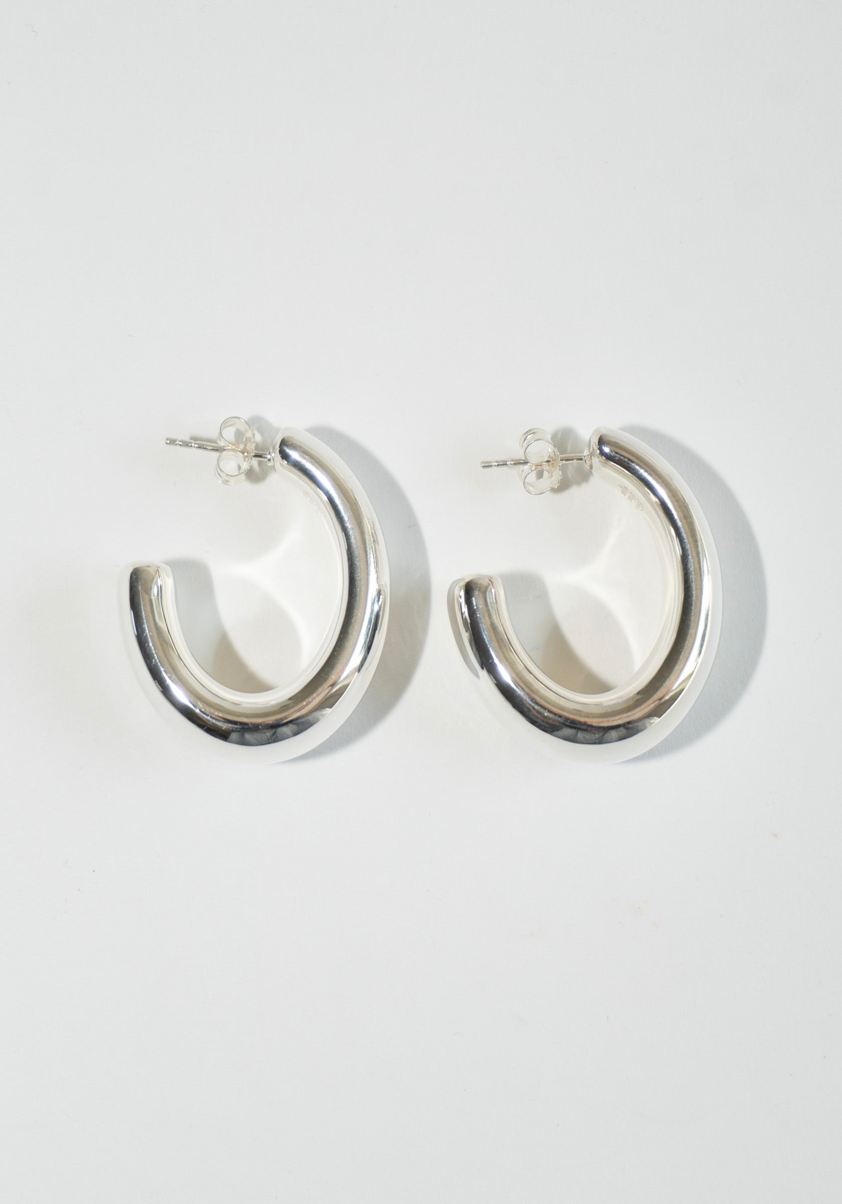 Camille Surault Loop Earrings in Sterling Silver