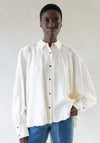 Cordera Balloon Sleeve Top in Cream