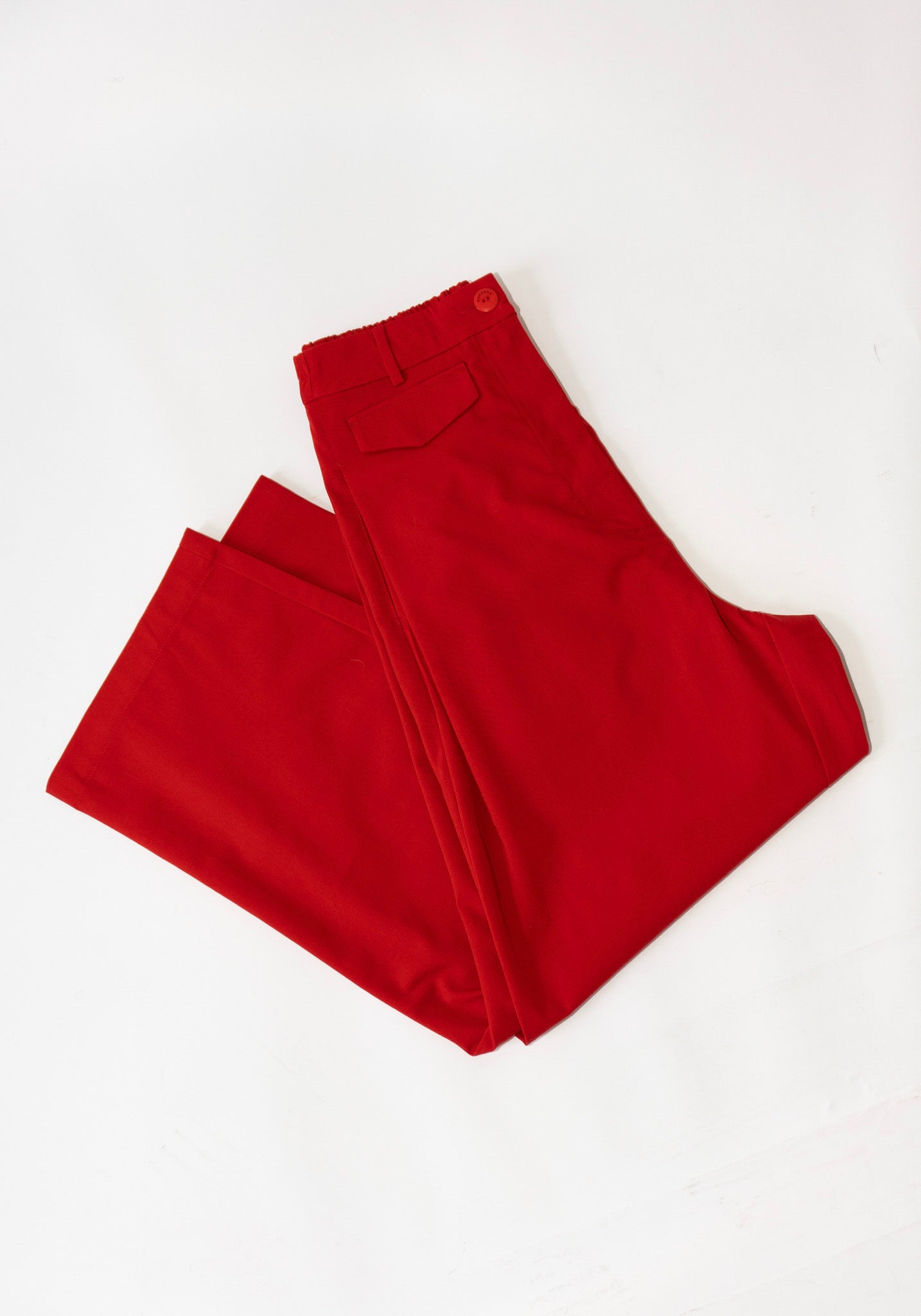 Tailoring Pocket Pants in Red