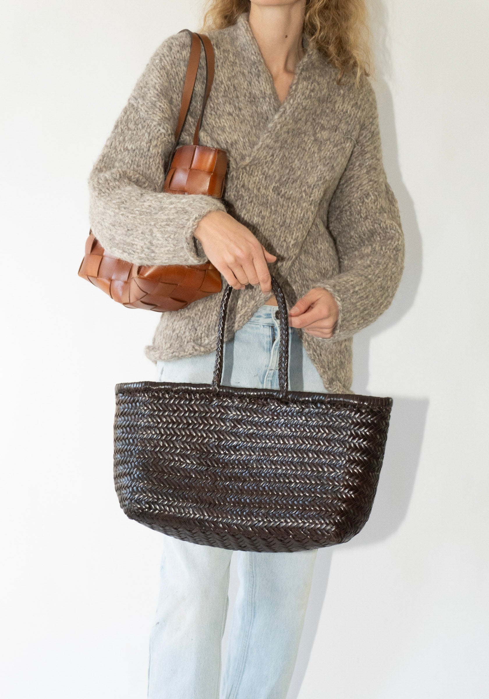 Triple Jump Big Bag in Dark Brown