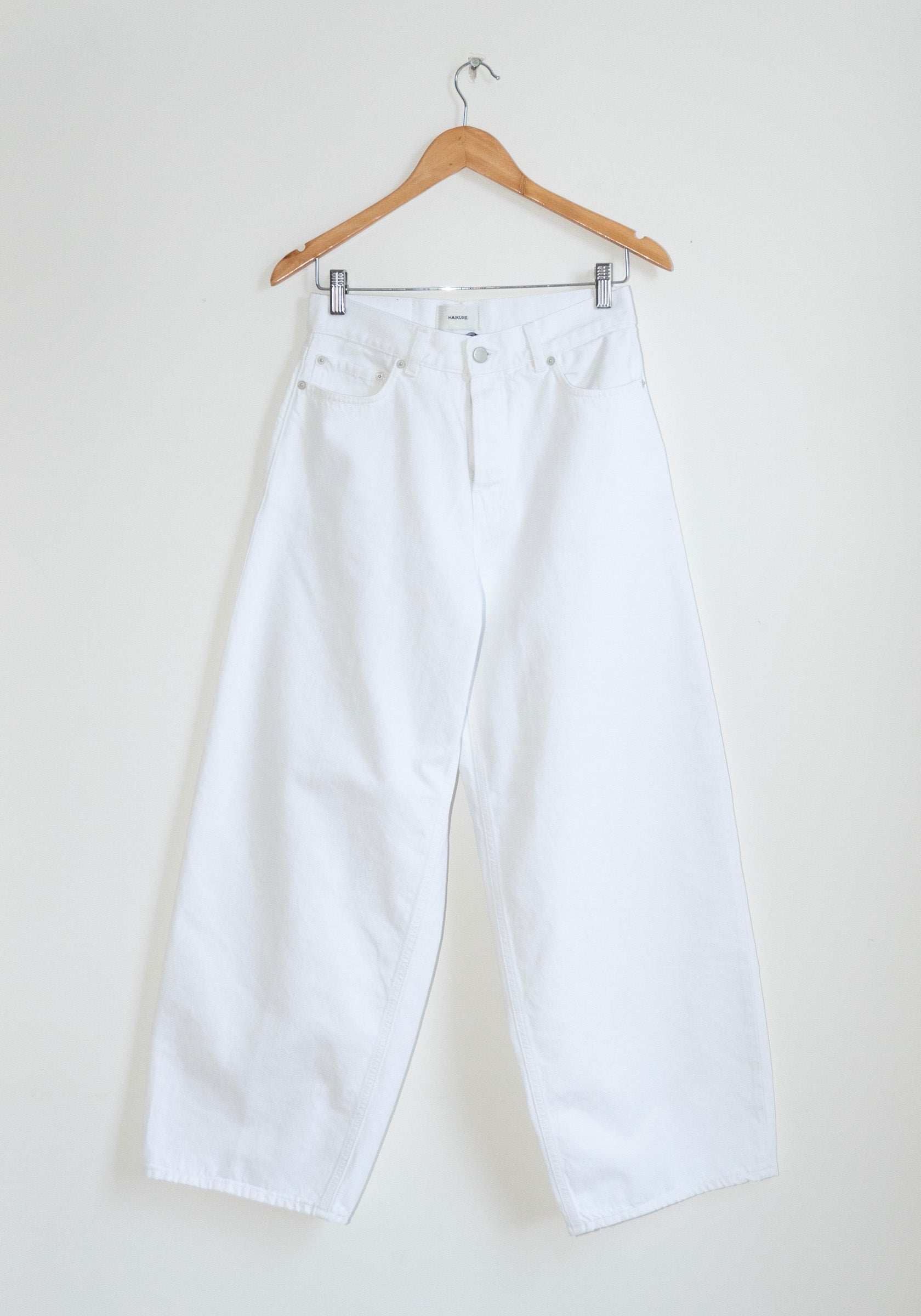 Bethany Wide Leg Jean in Optical White