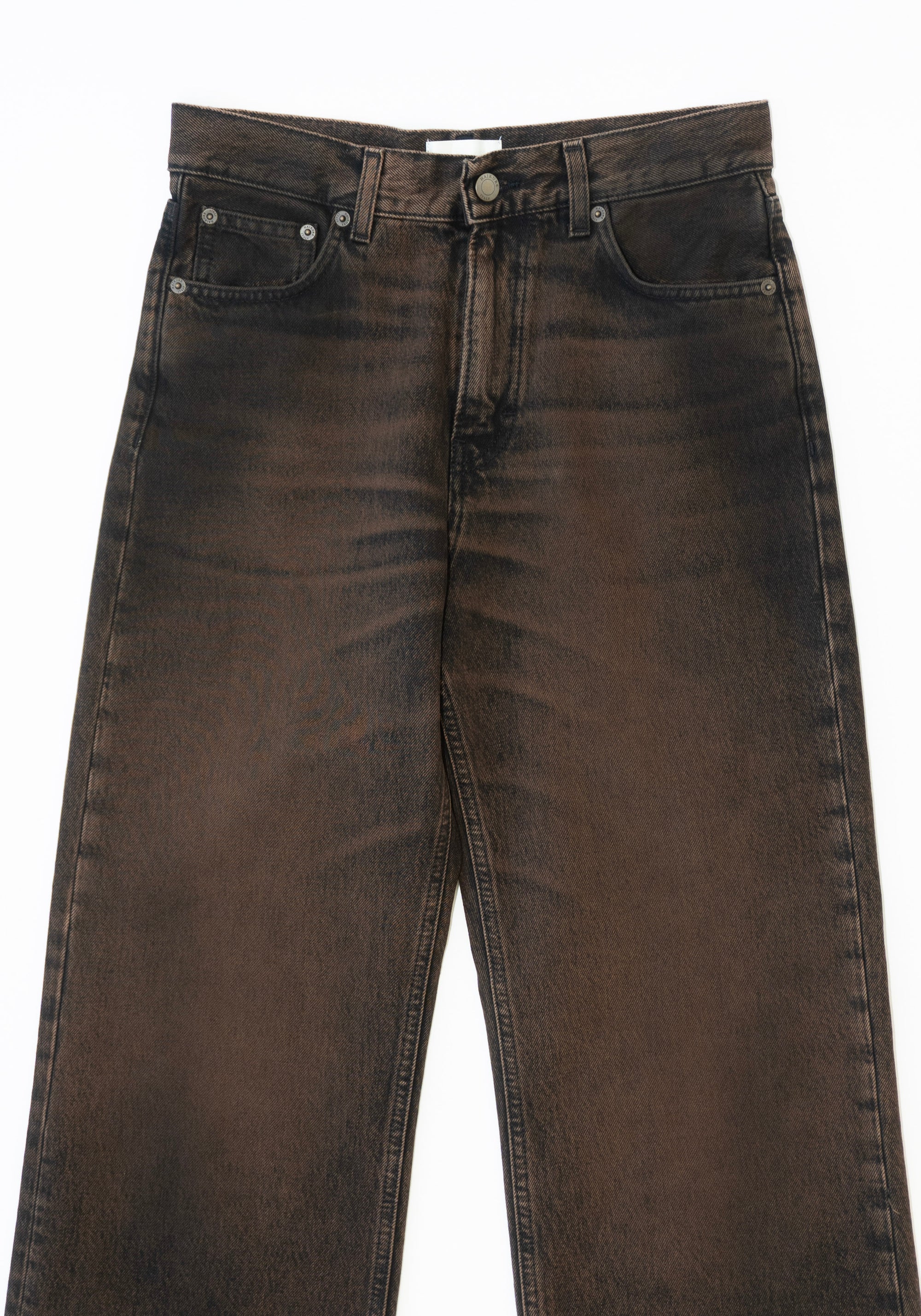 Haikure Korea Jean in Brown Black