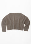 Lauren Manoogian Double Knit Boatneck Sweater in Cinder