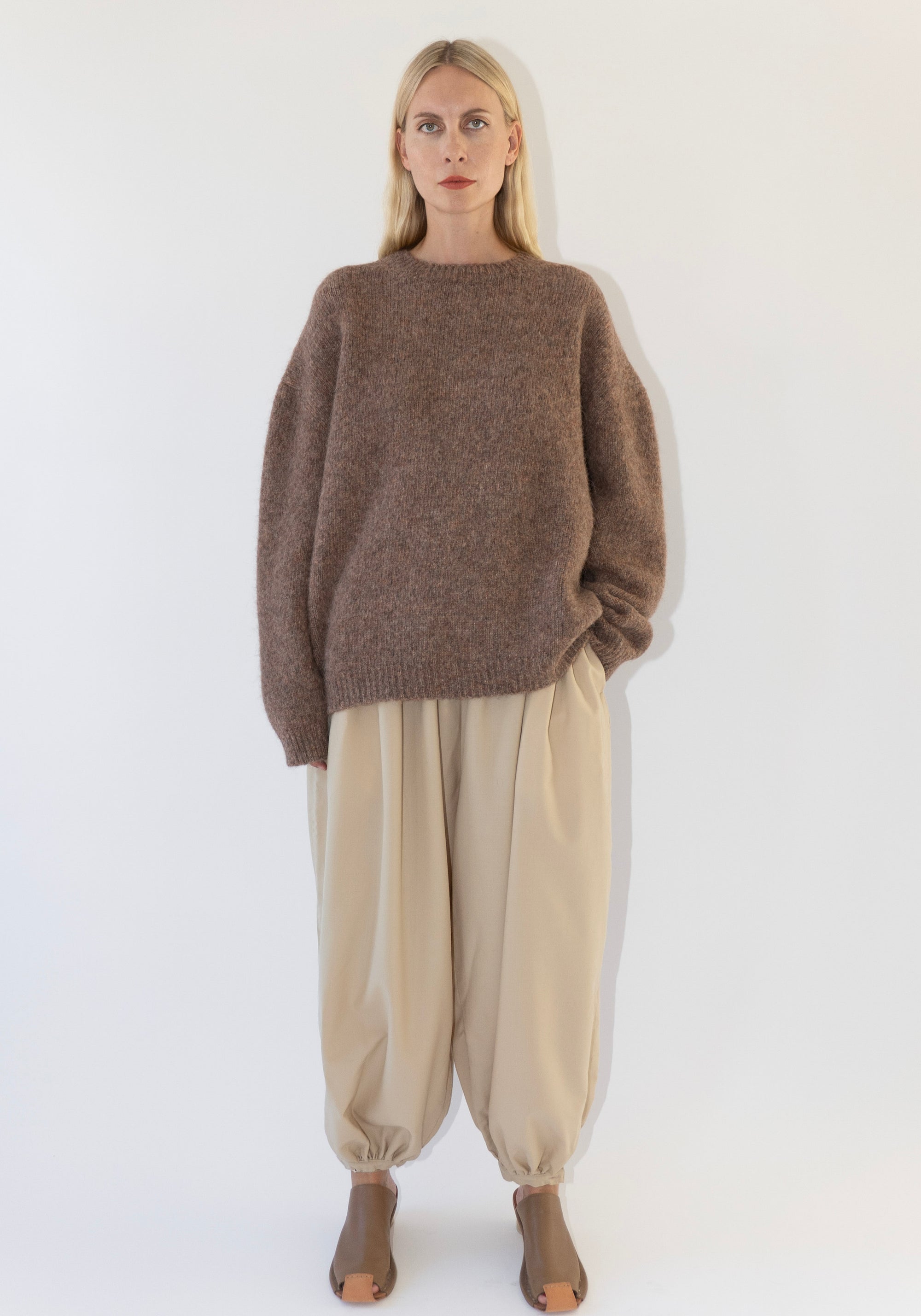 Lauren Manoogian Loft Crewneck Sweater in Spice