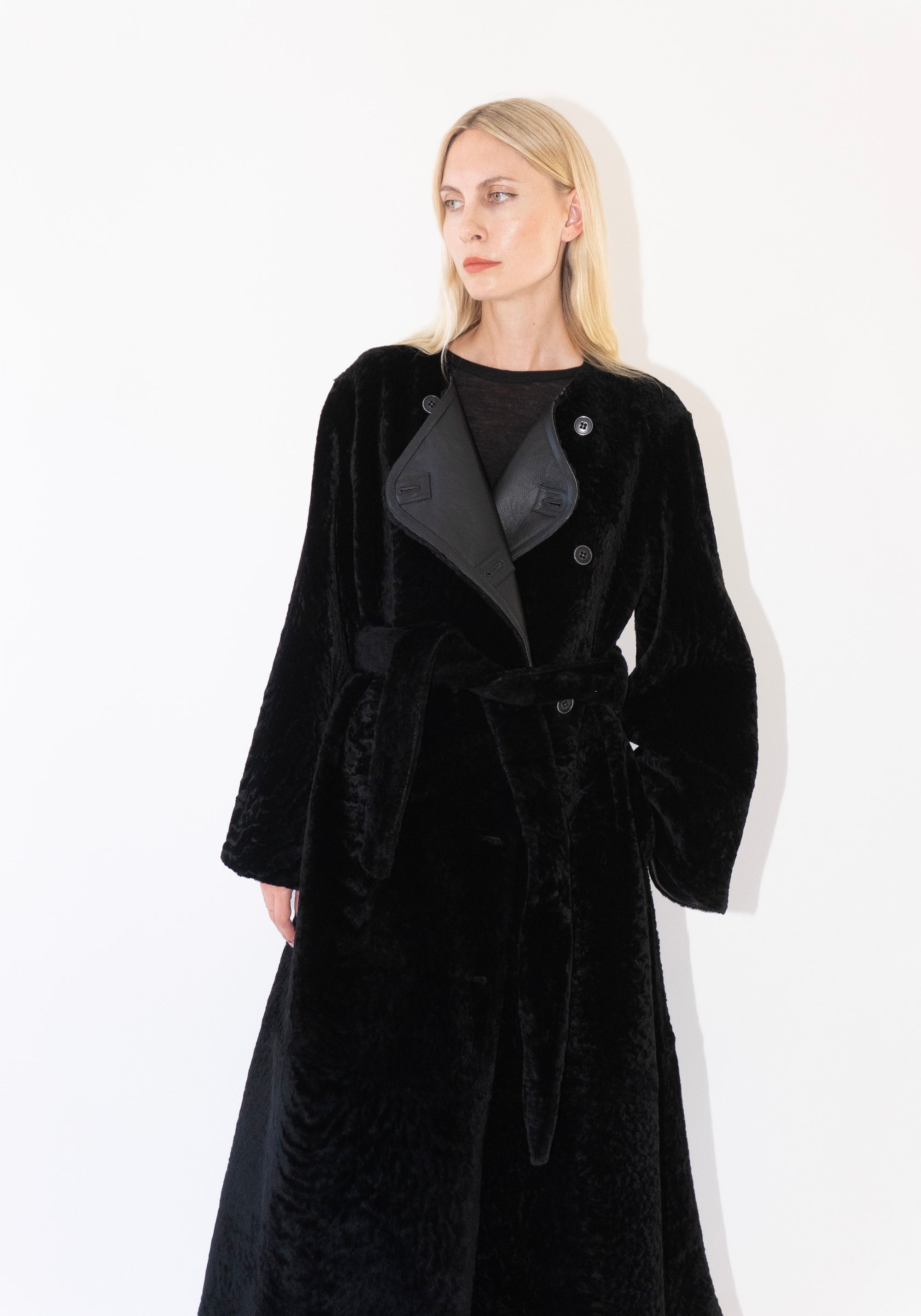 Malene Birger Sandria Coat in Black