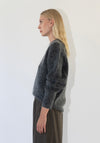 Mohair Pullover in Charcoal