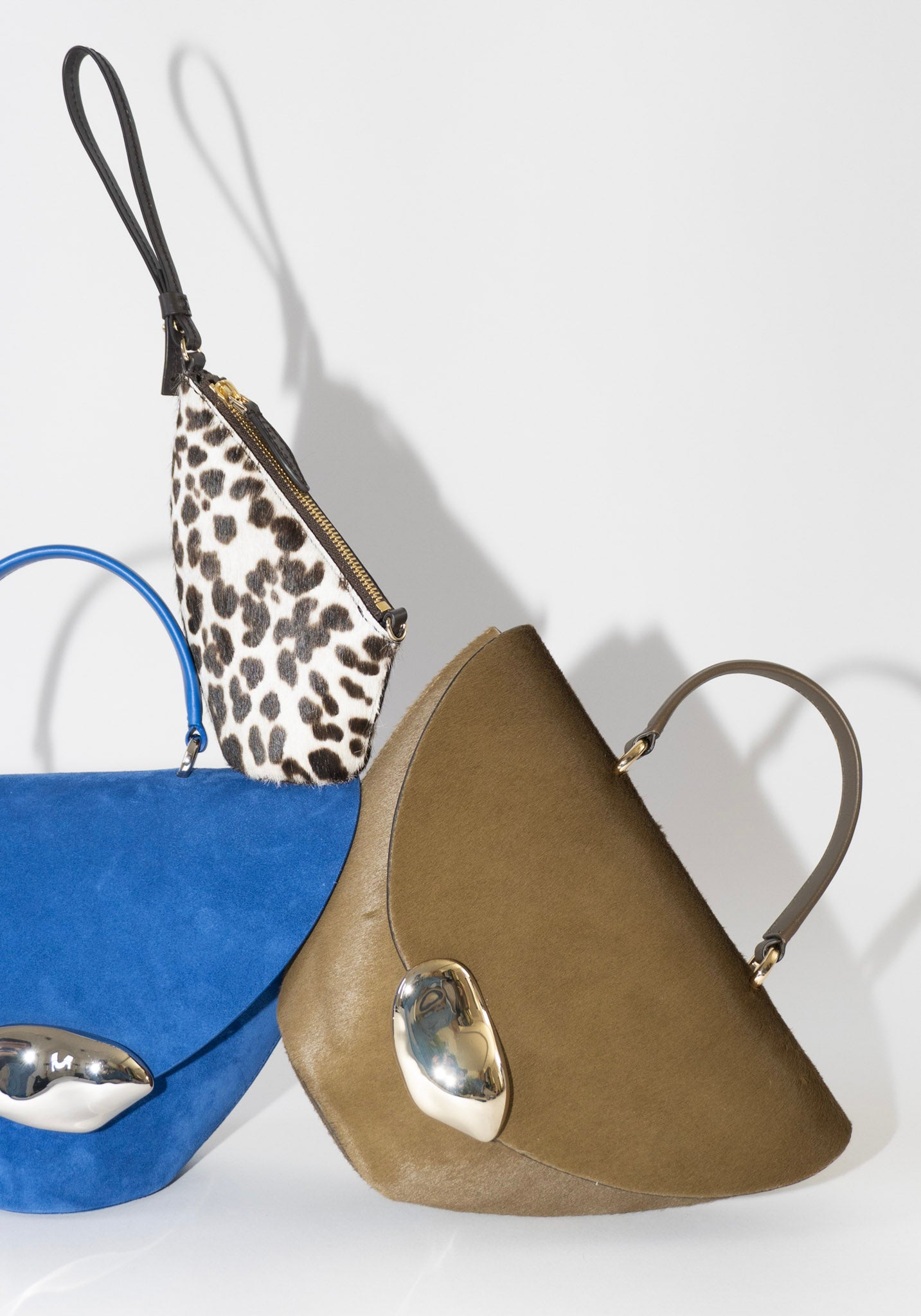 The Orb Bag in Dark Olive