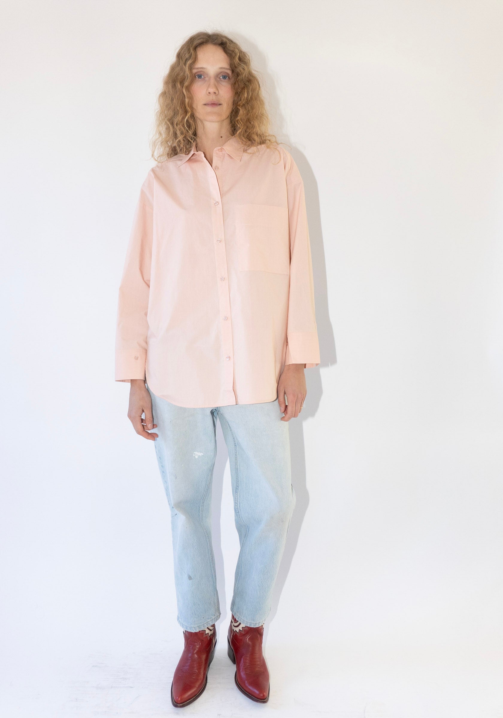 Derris Shirt in Rose Dust