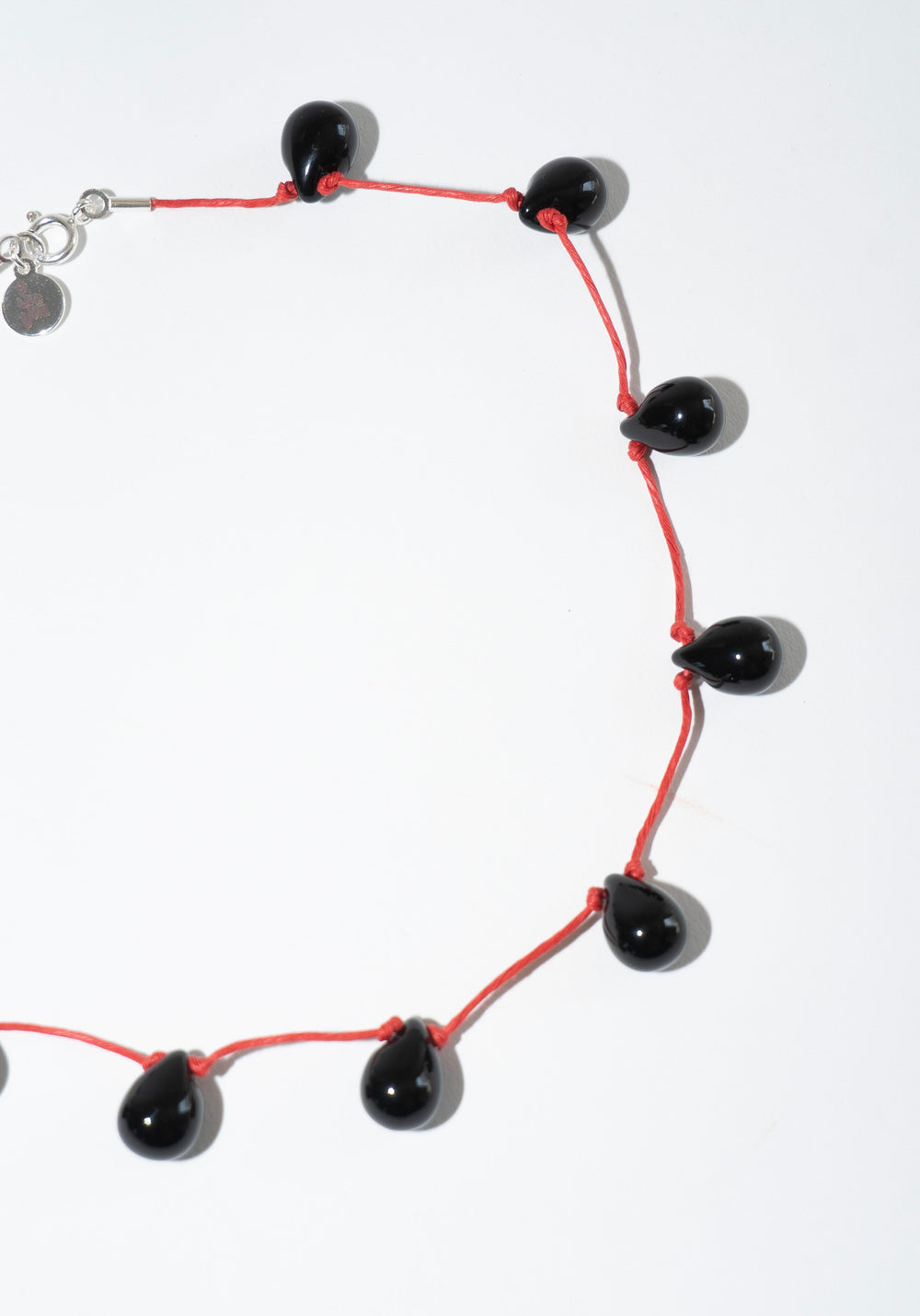 Sisi Joia Noue Necklace in Black and Red