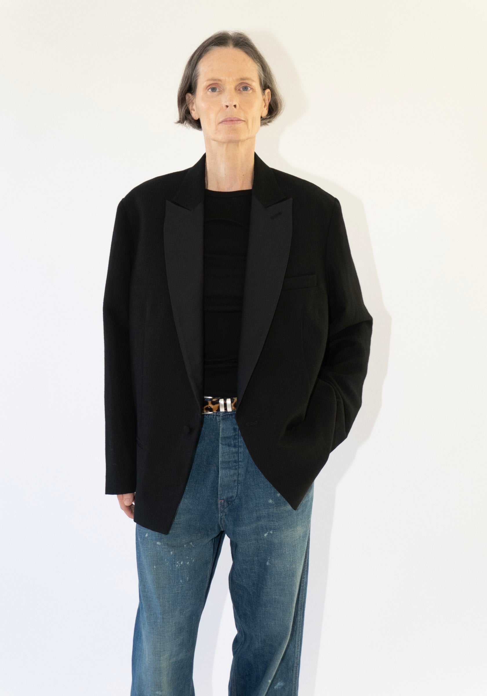 6397 Alt Tux Jacket in Black