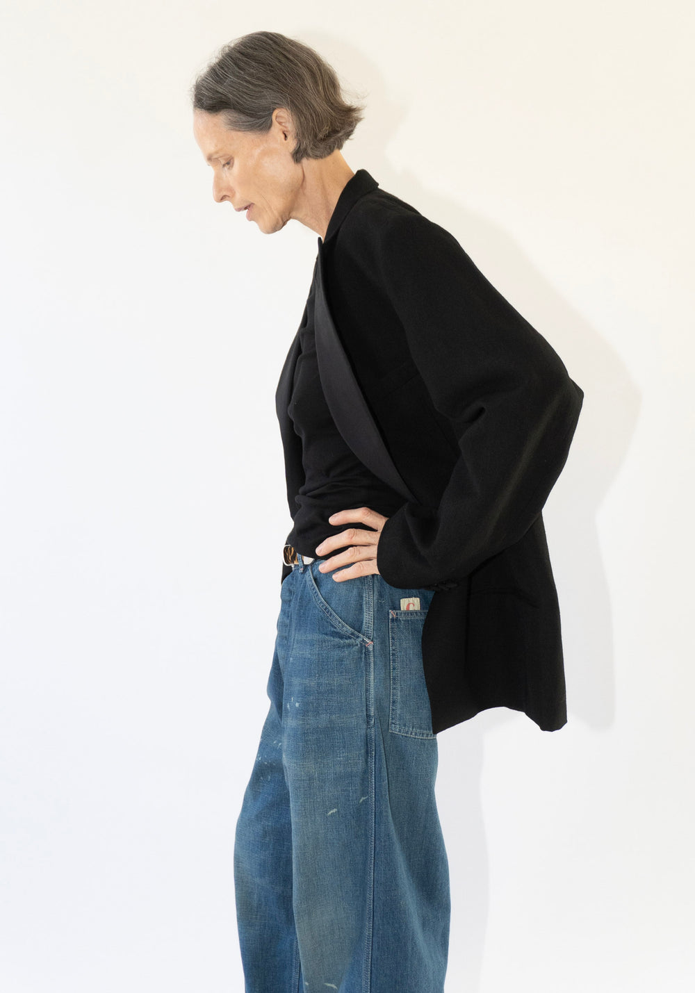 6397 Alt Tux Jacket in Black