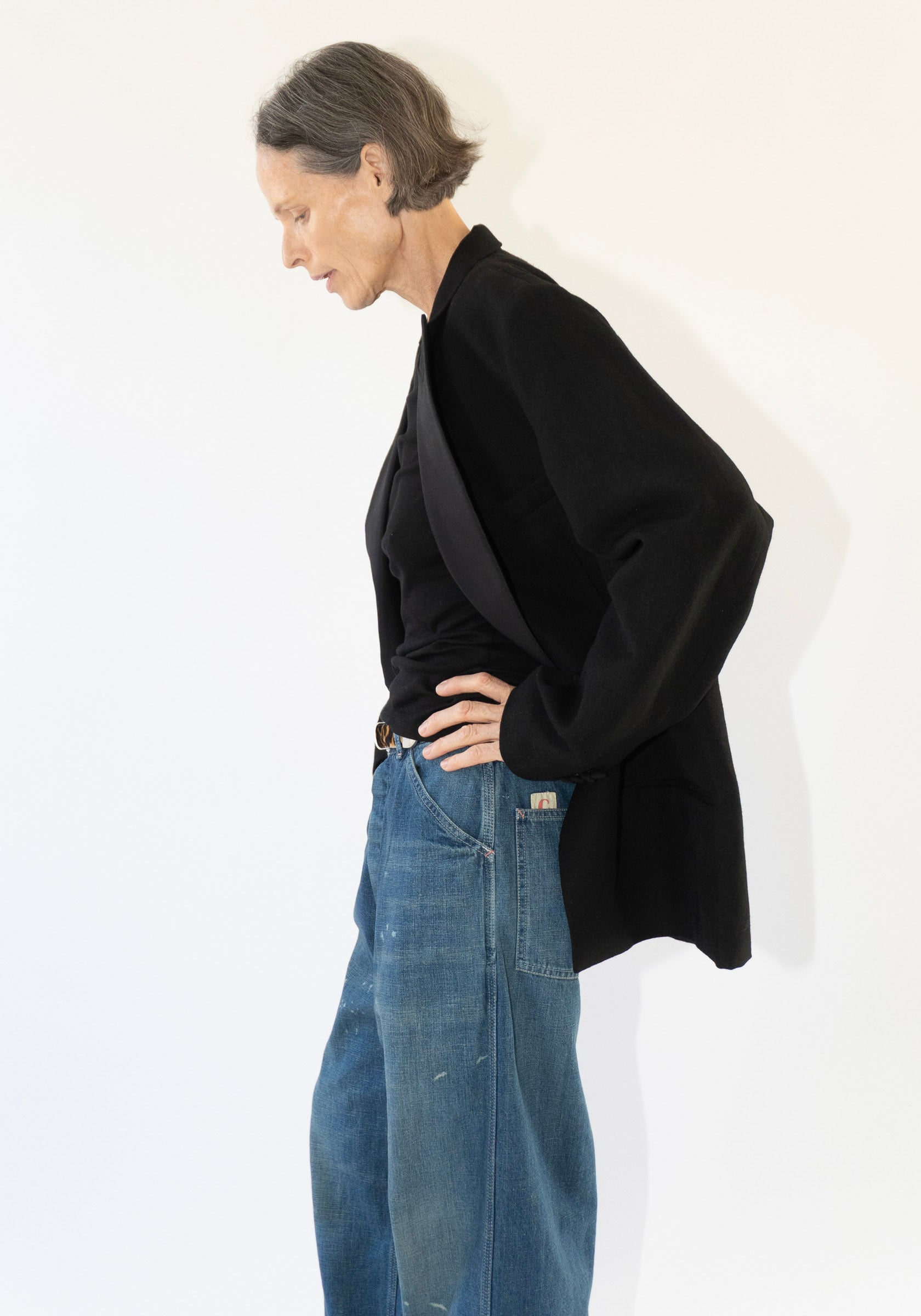 6397 Alt Tux Jacket in Black