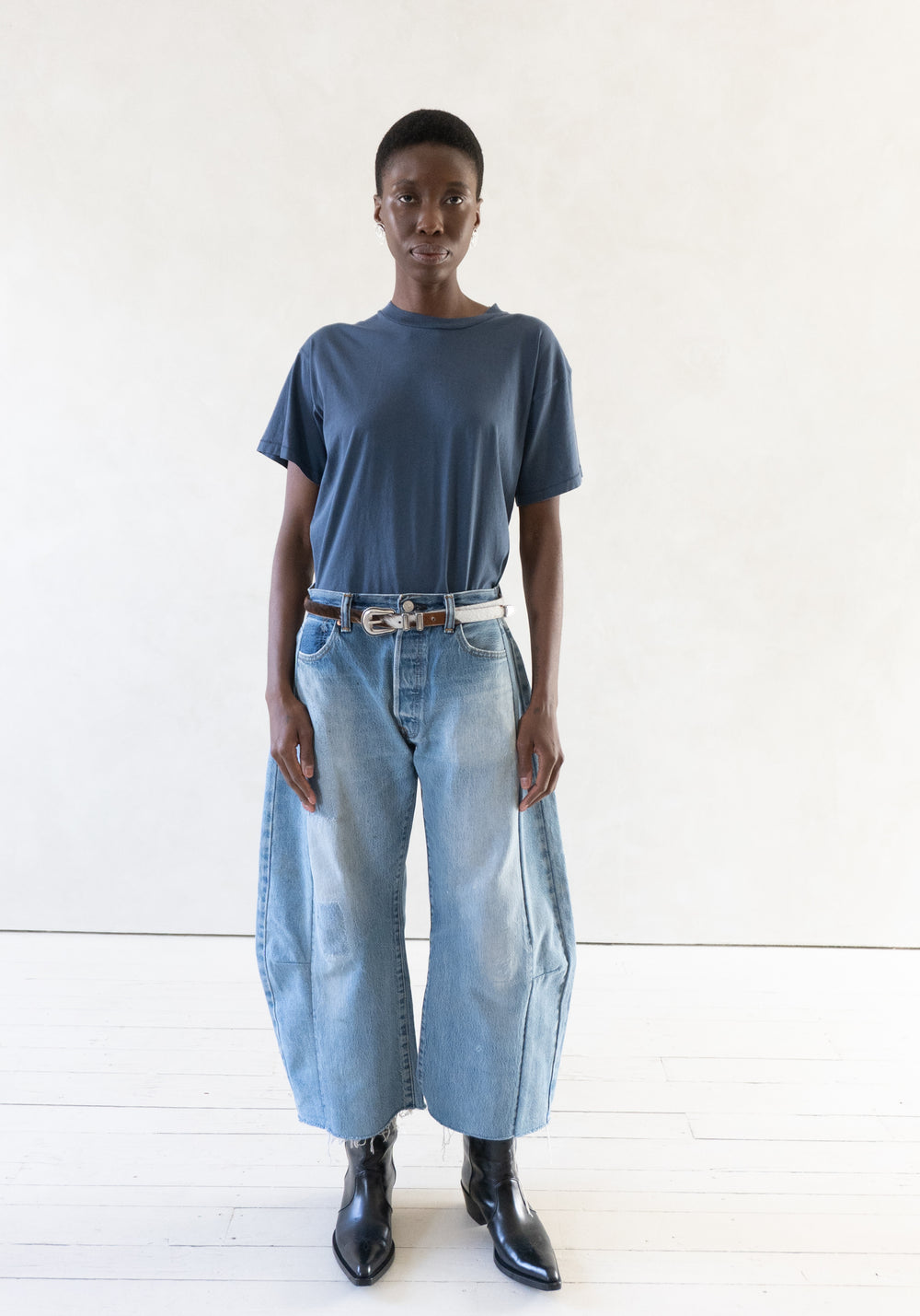 6397 Boy T in Faded Navy