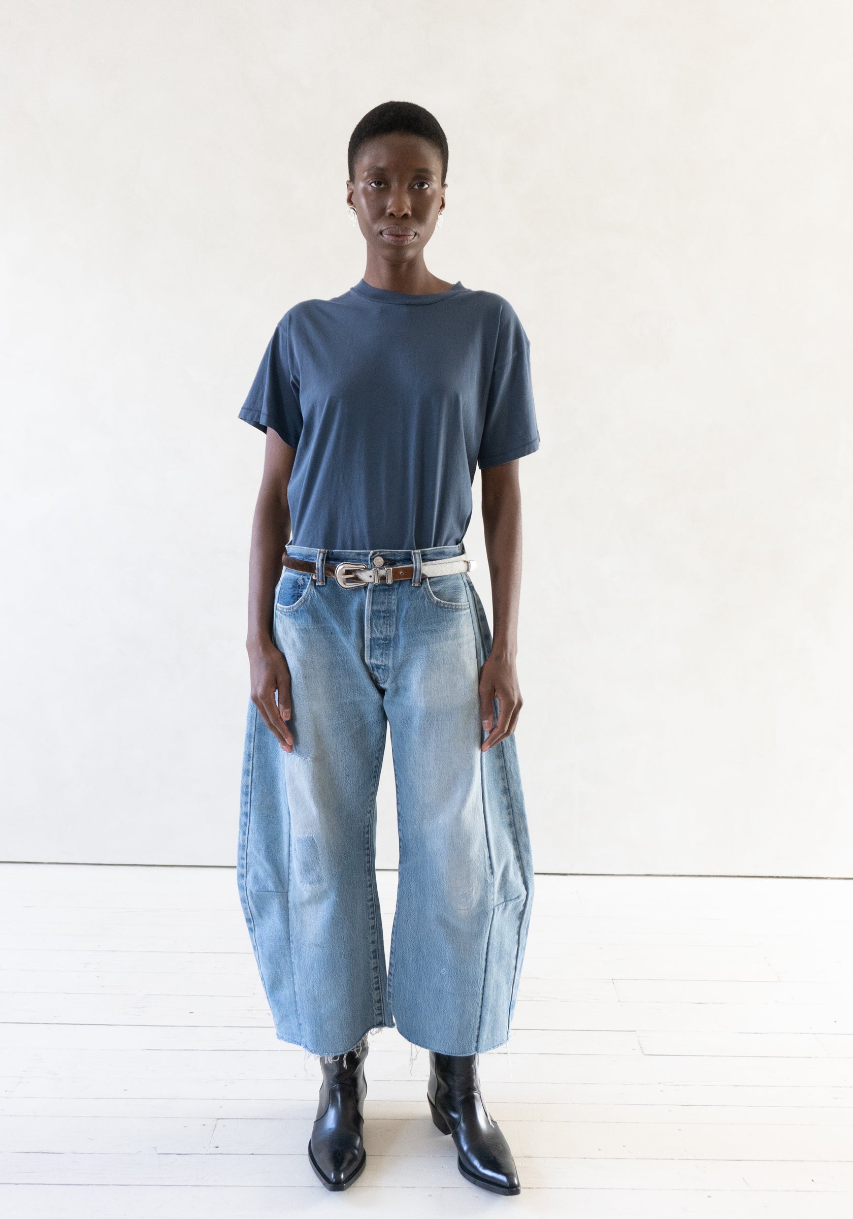 6397 Boy T in Faded Navy