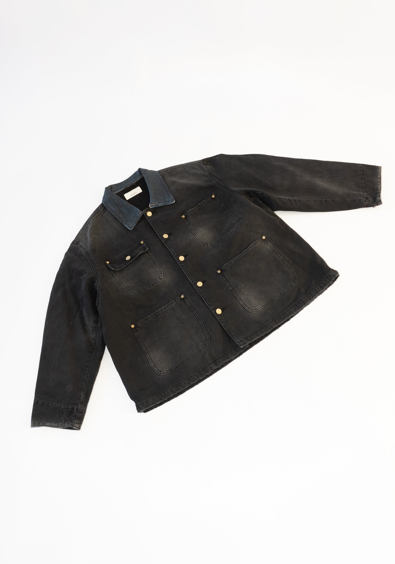 Chore Coat in Washed Black