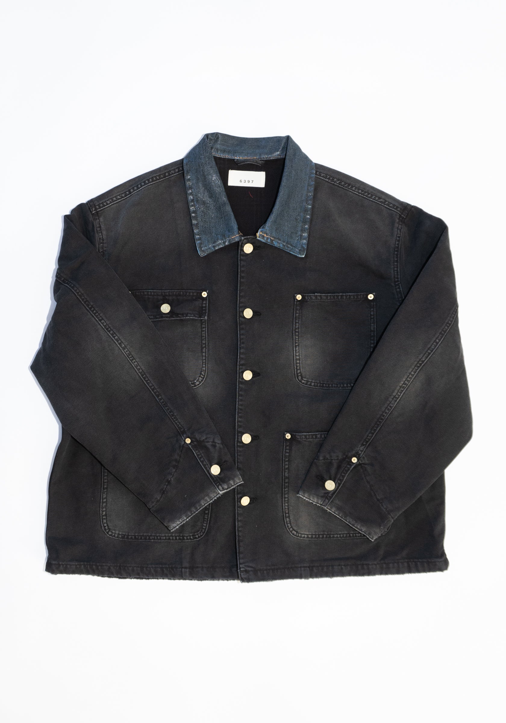 Chore Coat in Washed Black