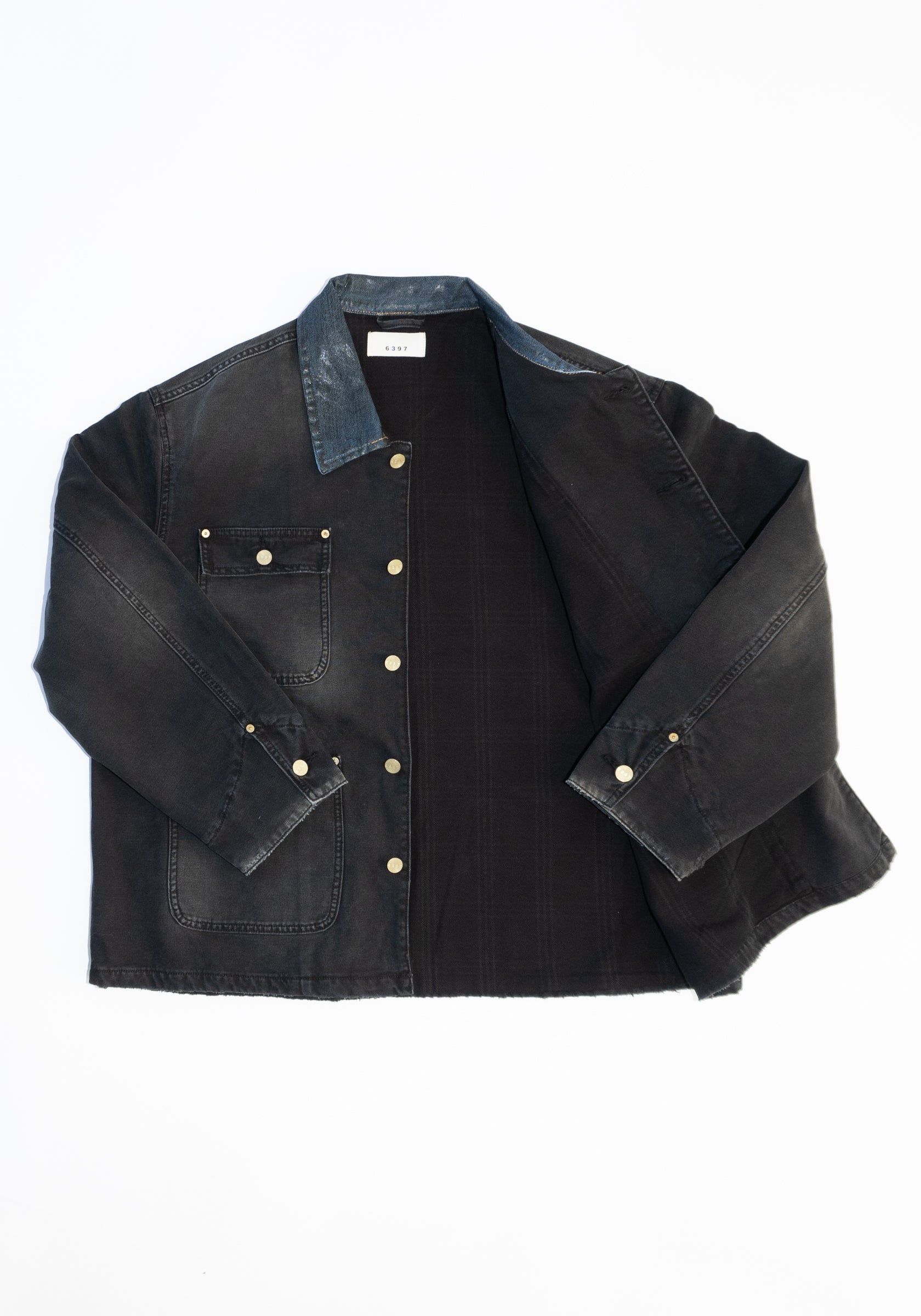 Chore Coat in Washed Black