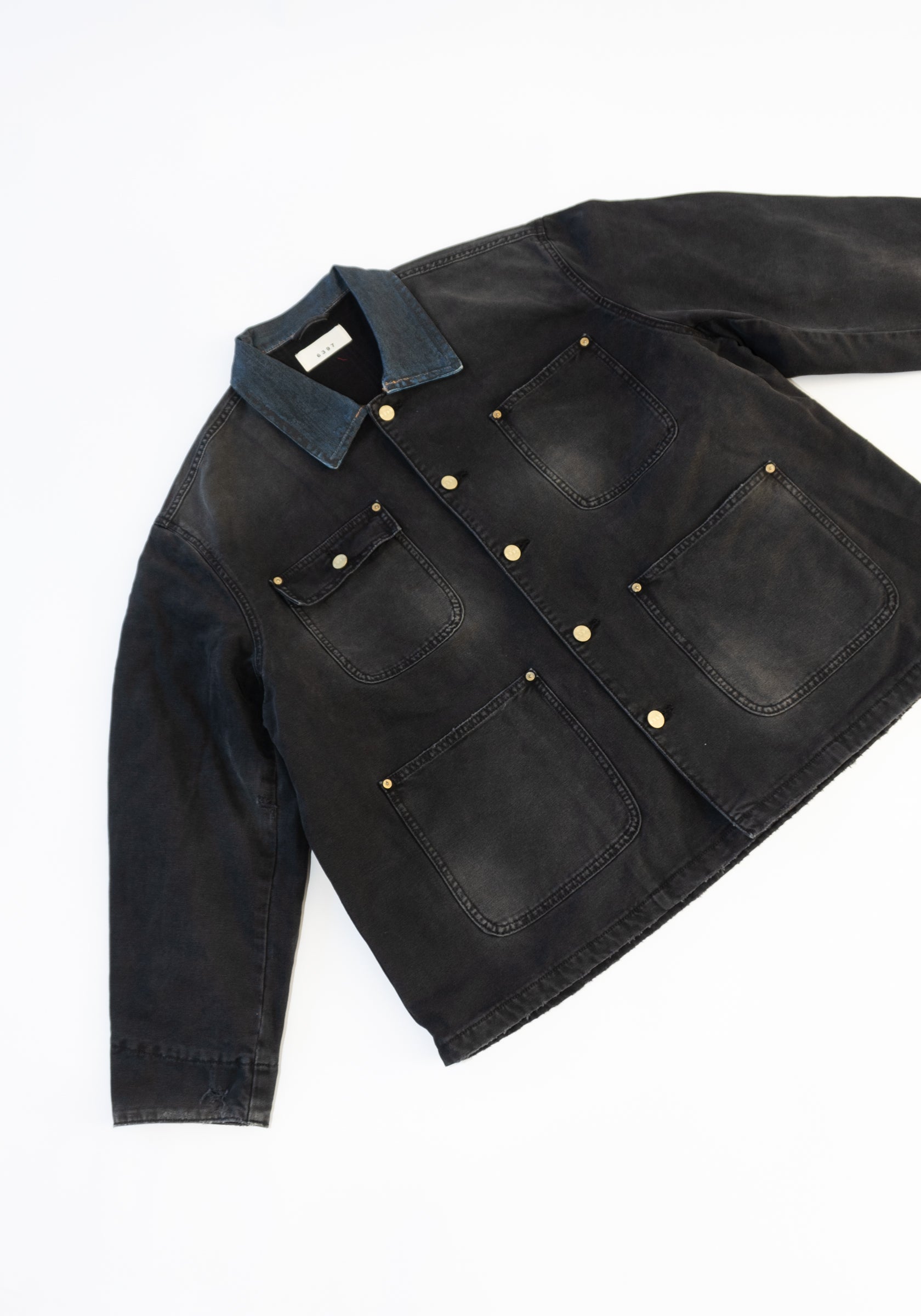 Chore Coat in Washed Black