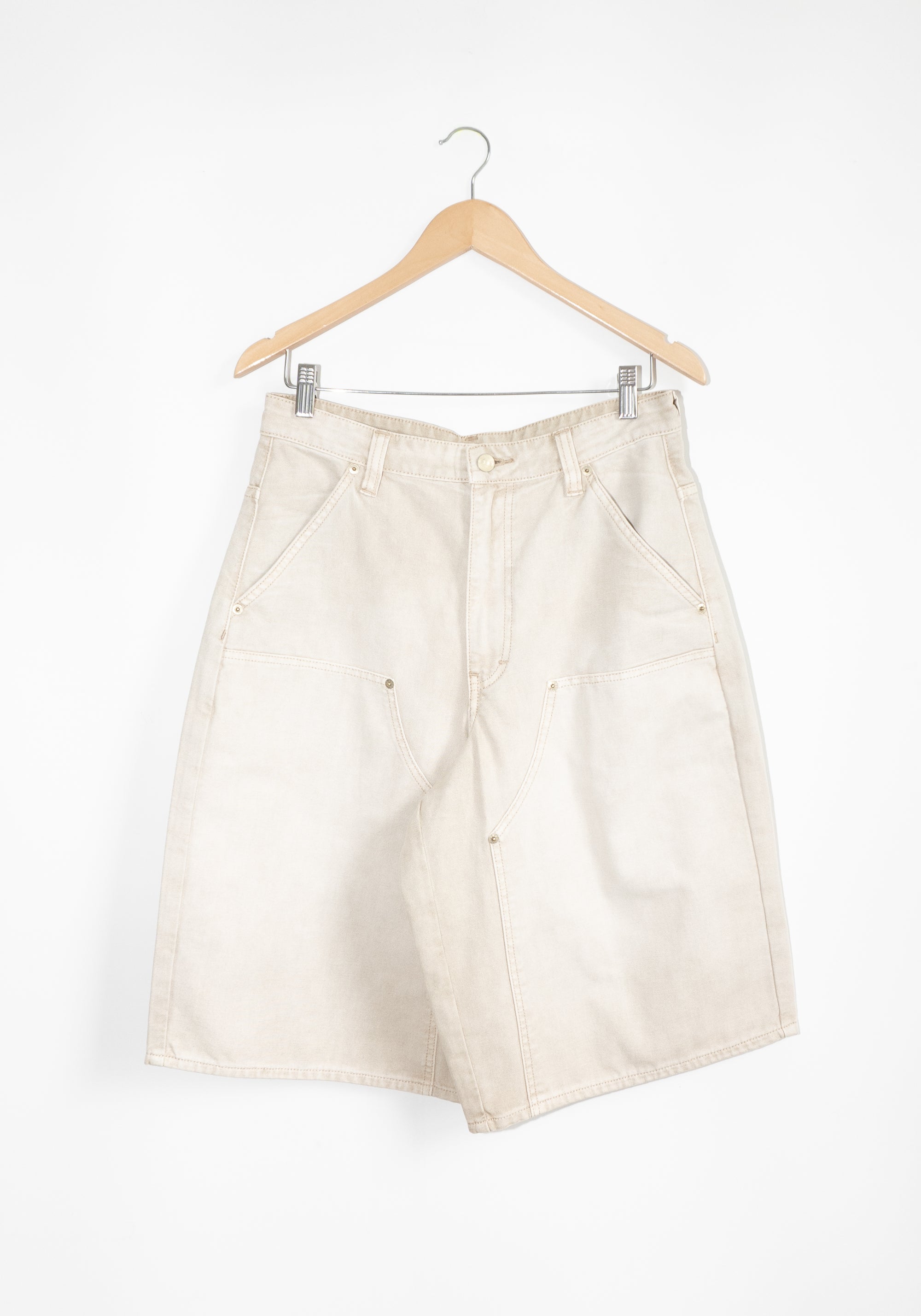 6397 Double Knee Shorts in Tea Stain