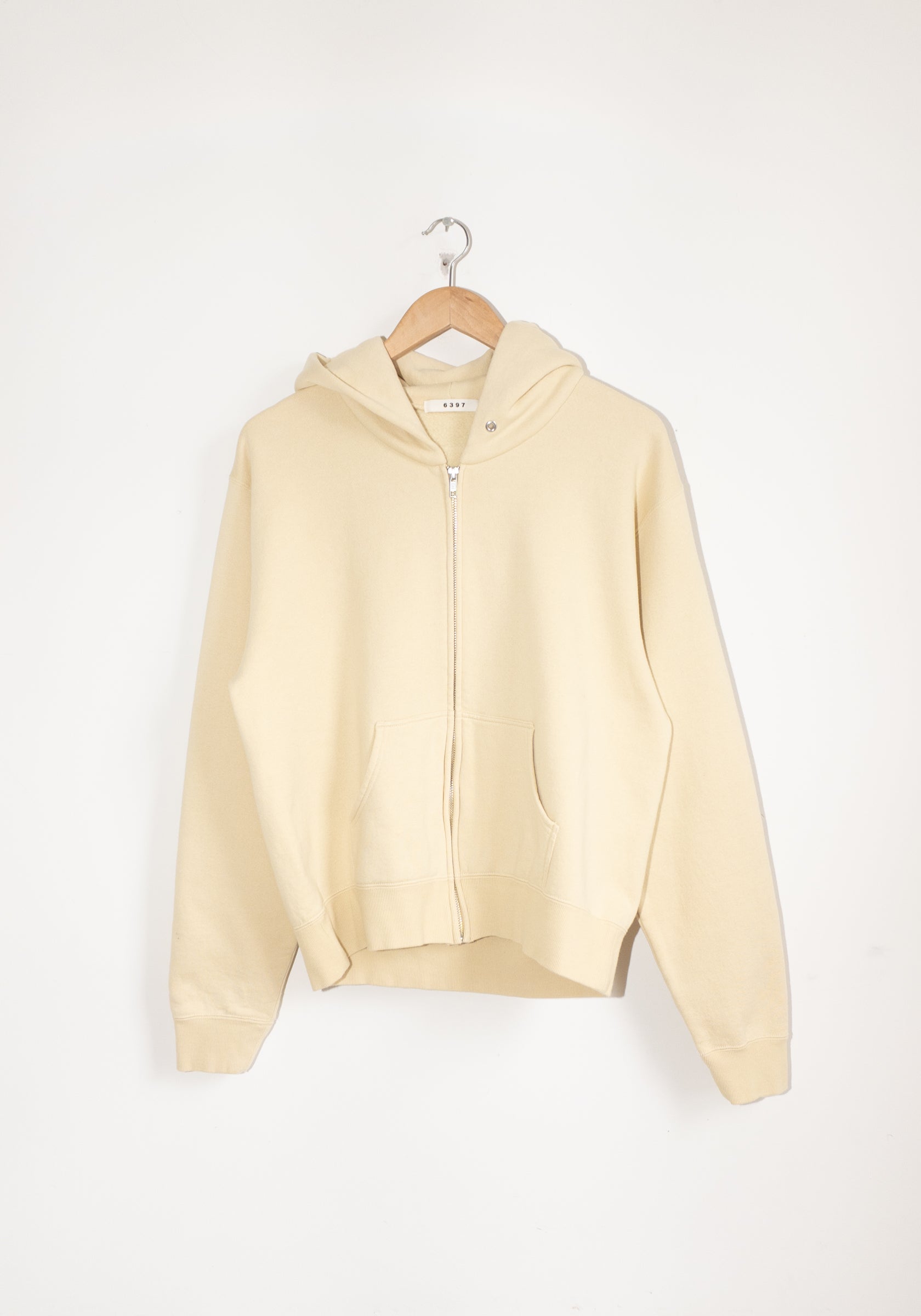 6397 Zip Up Hoodie in Blonde

