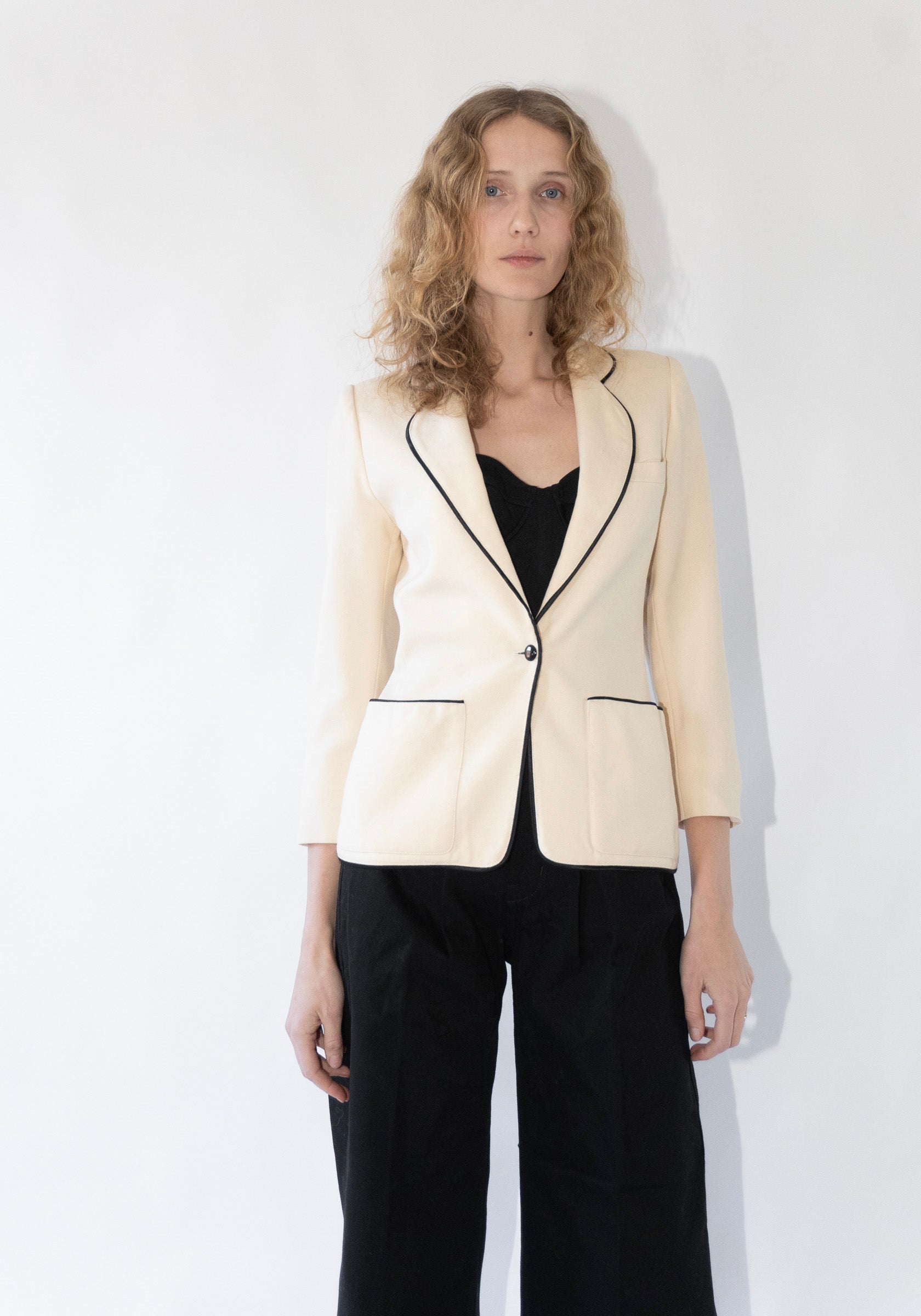 Vintage Guy Laroche Jacket in Ivory