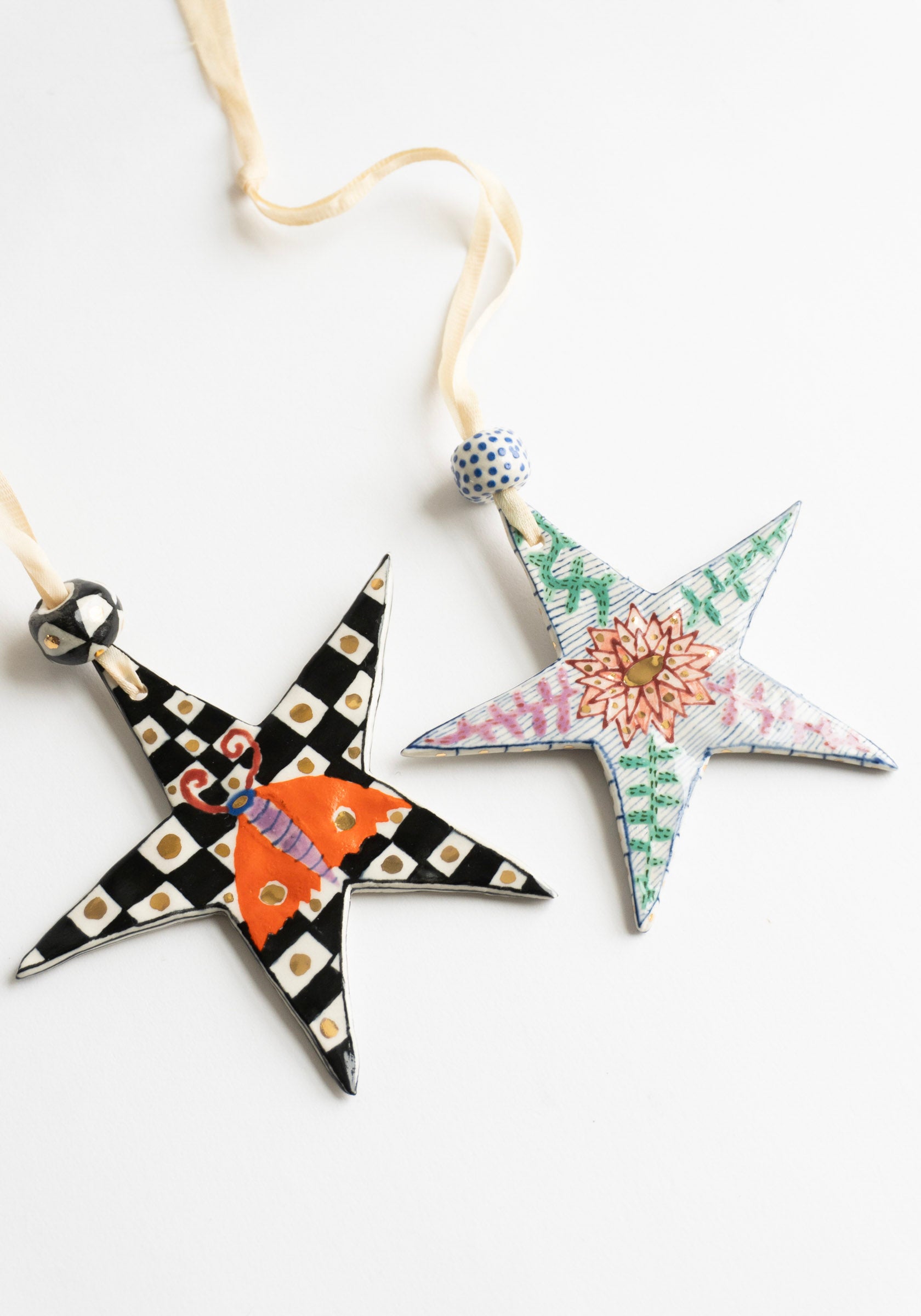 Moth Star Ornament