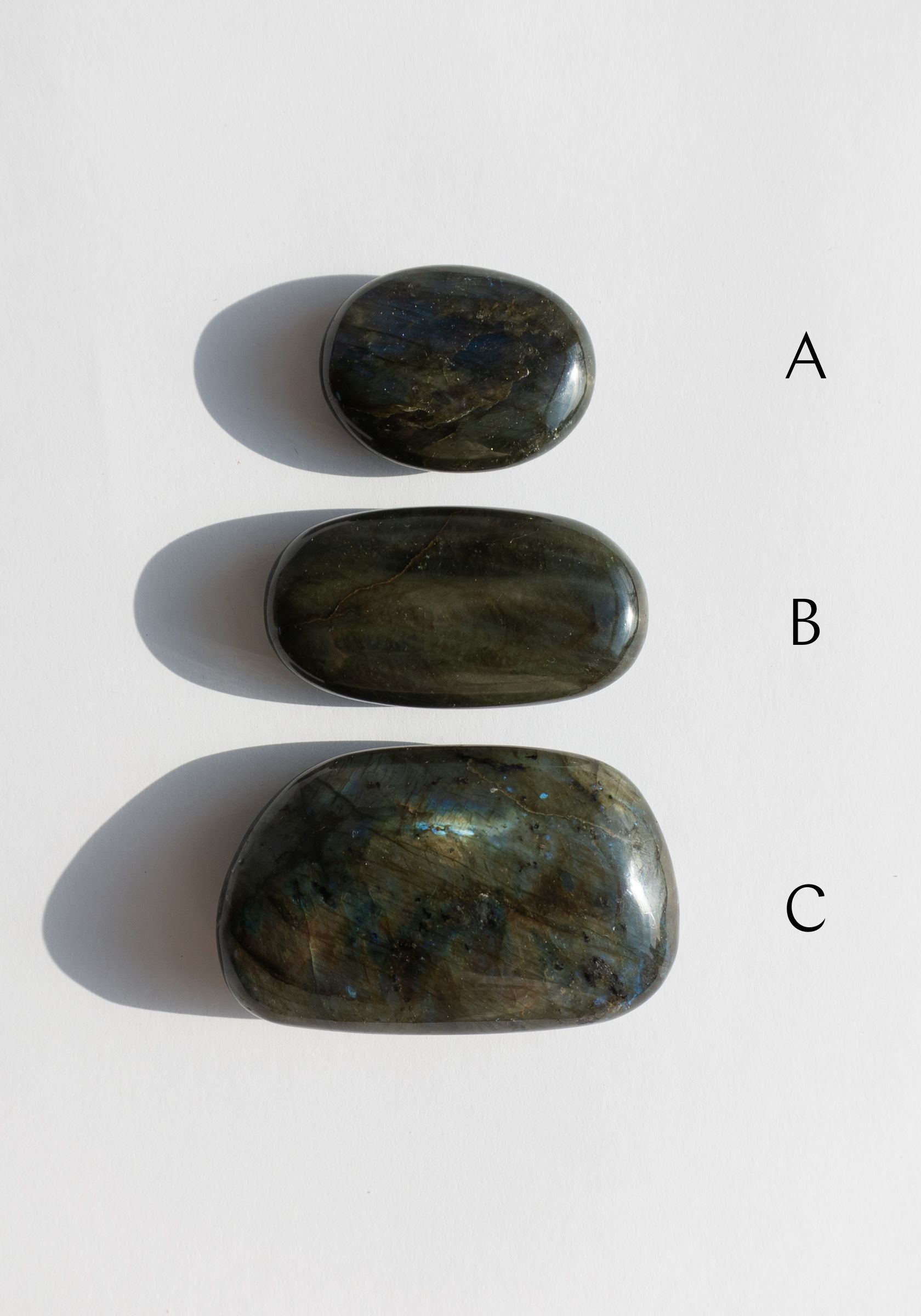 Labradorite Palm Stones