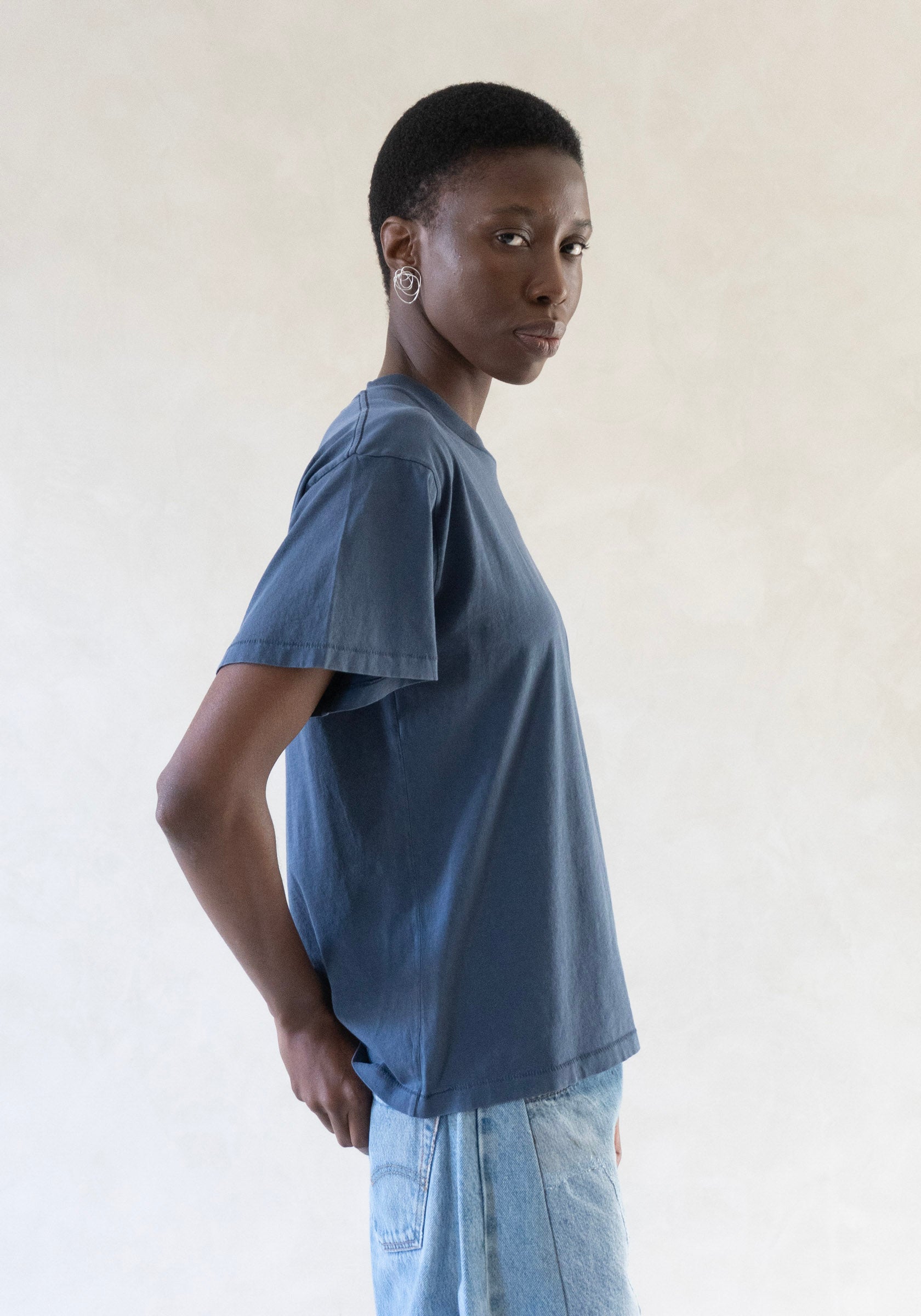 6397 Boy T in Faded Navy