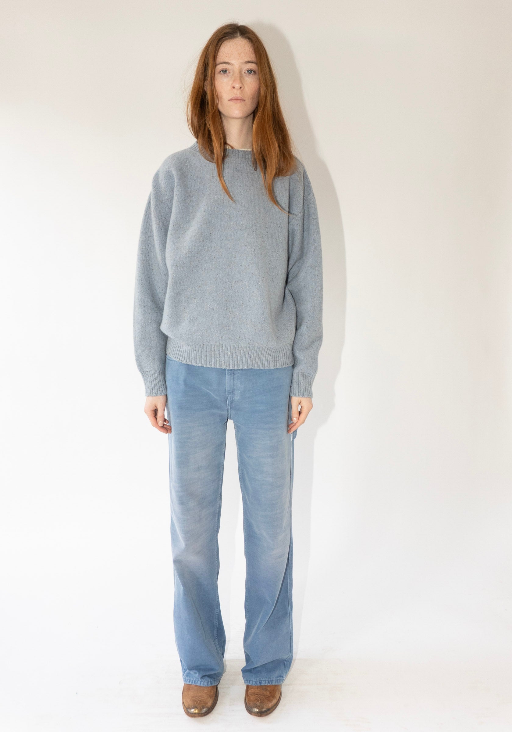 Baserange Mea Sweater in Ocean