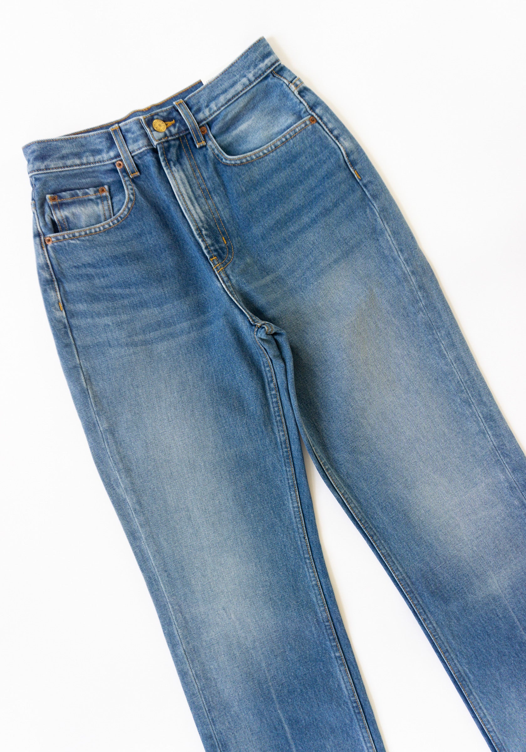 Louis Long High Straight Jean in Hyde Wash