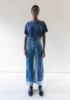Vintage Reworked Culotte Jean in Indigo