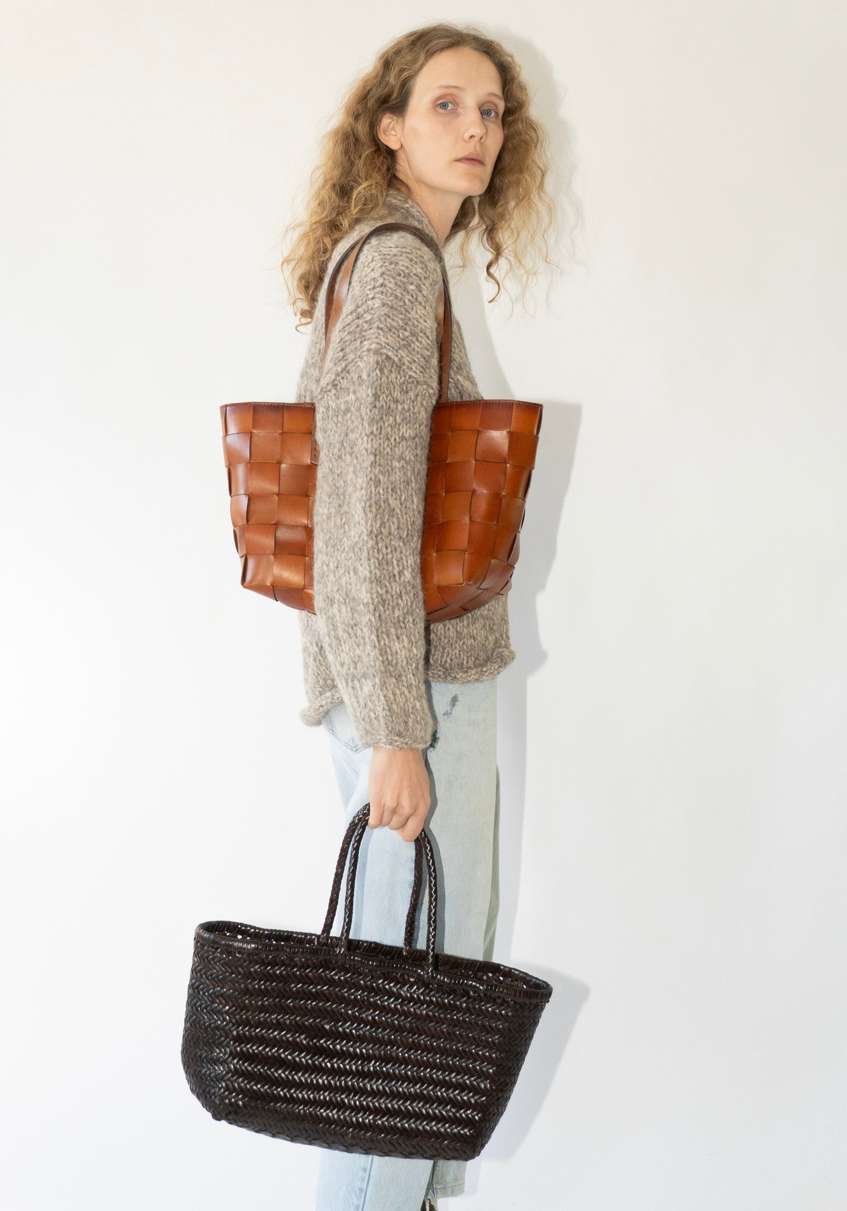 Triple Jump Big Bag in Dark Brown