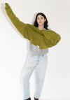 Extreme Cashmere April Sweater in Grass