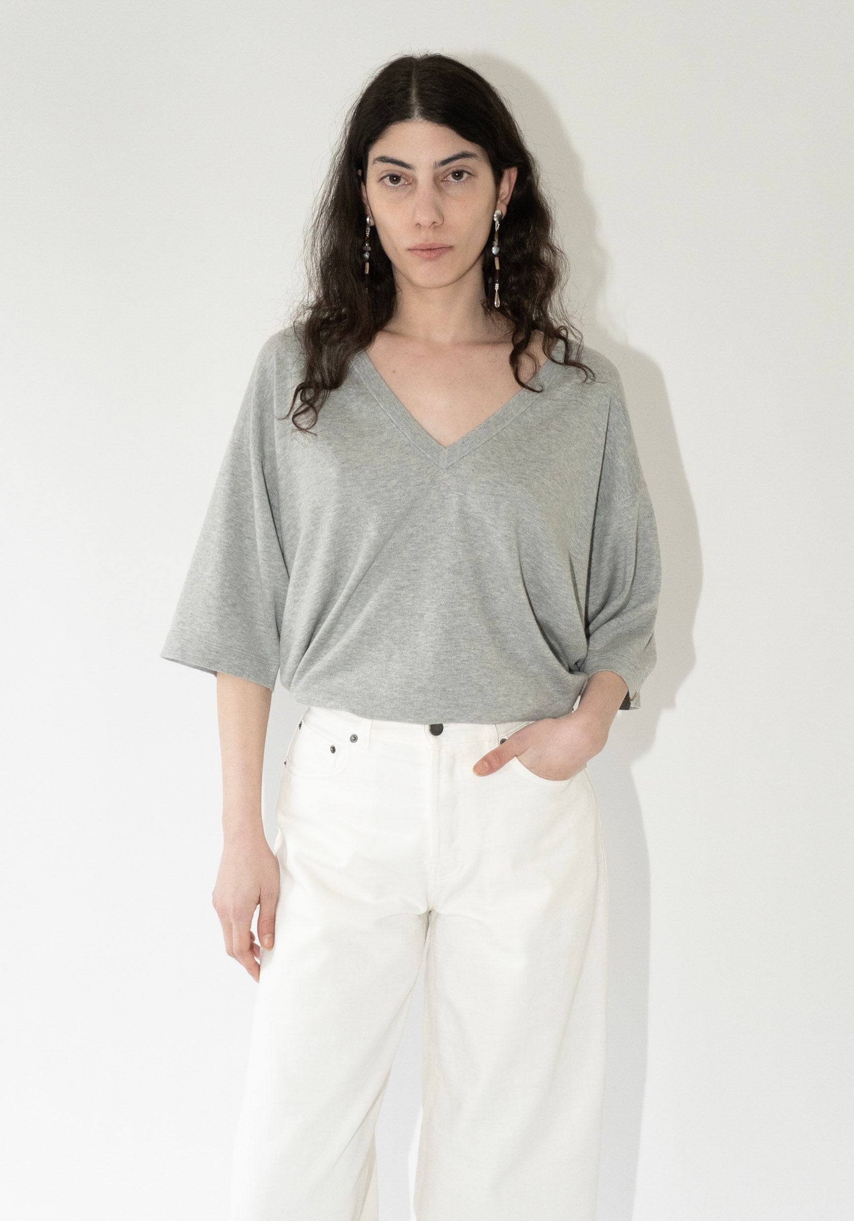 Extreme Cashmere Indi Sweater in Grey
