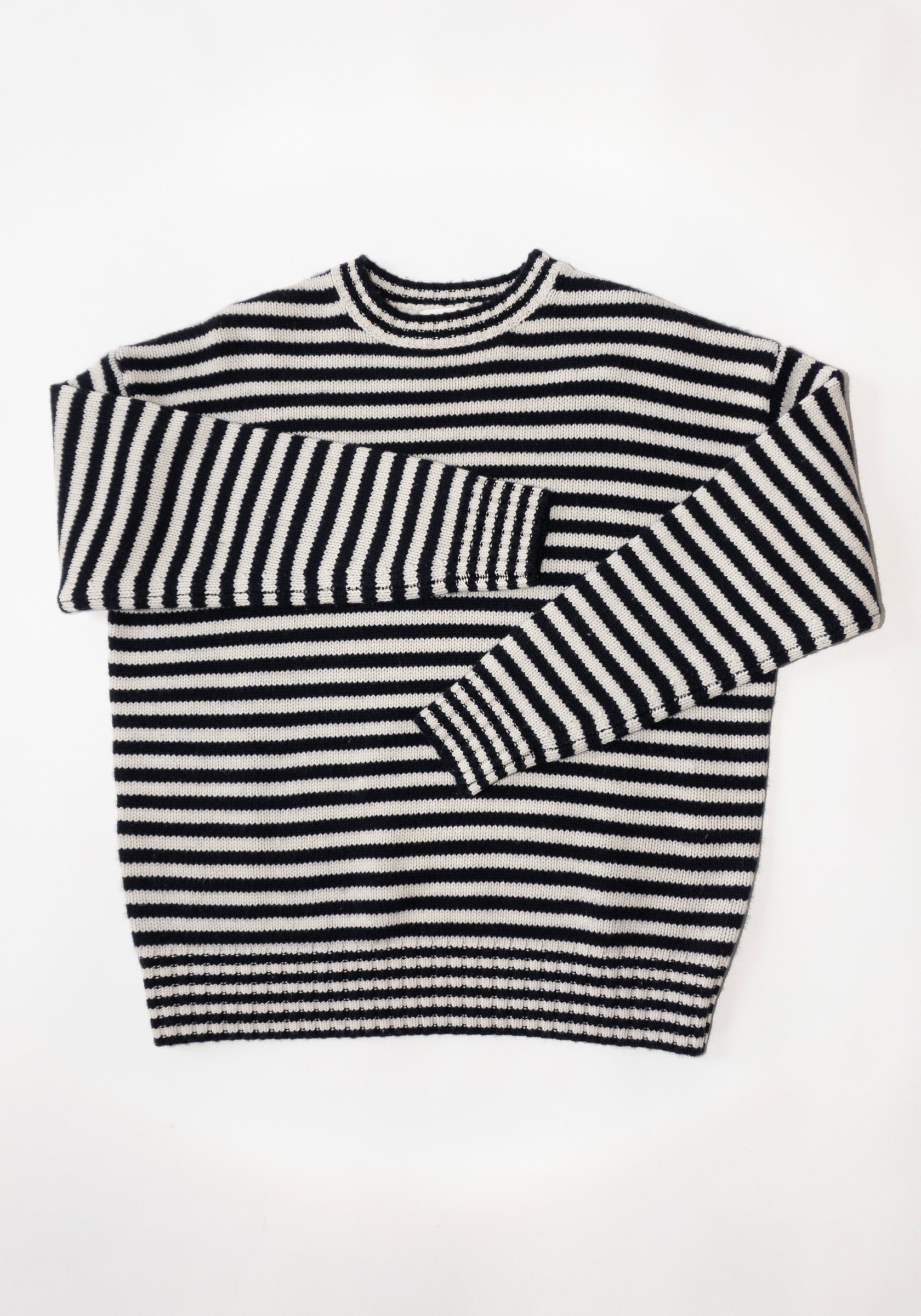 Cashmere Lovely no.383 Sweater in Breton Stripes