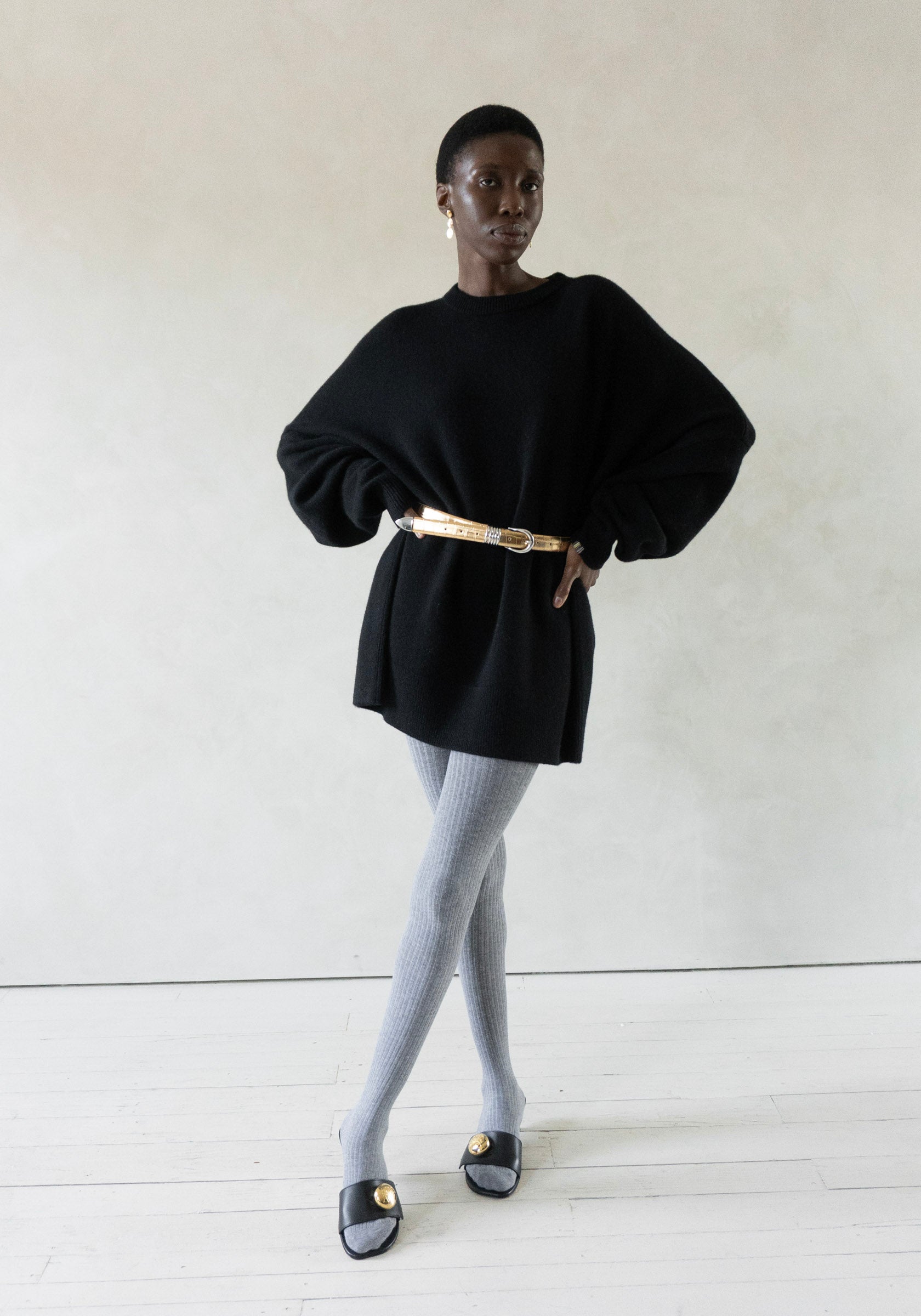 Mina Sweater in Raven