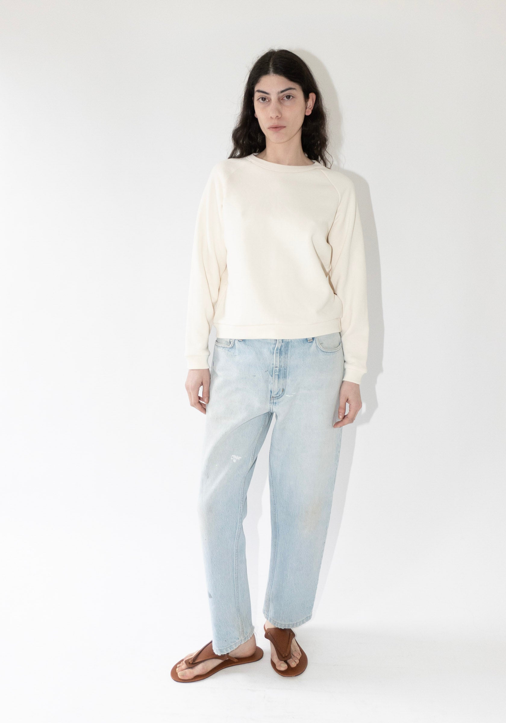 Jamie Haller Daily Sweatshirt in Ecru