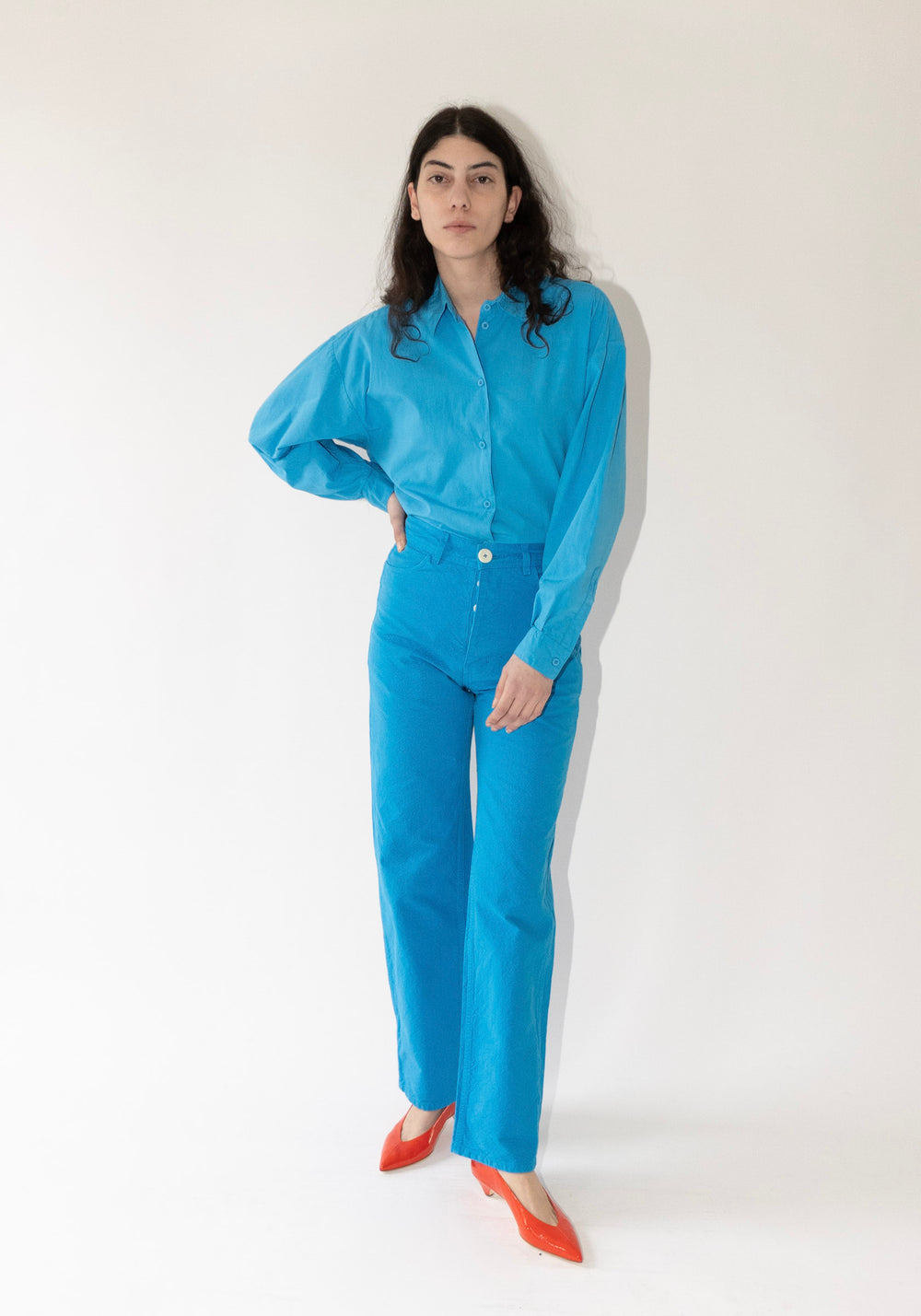 Jesse Kamm California Slim in Pool Organic Canvas