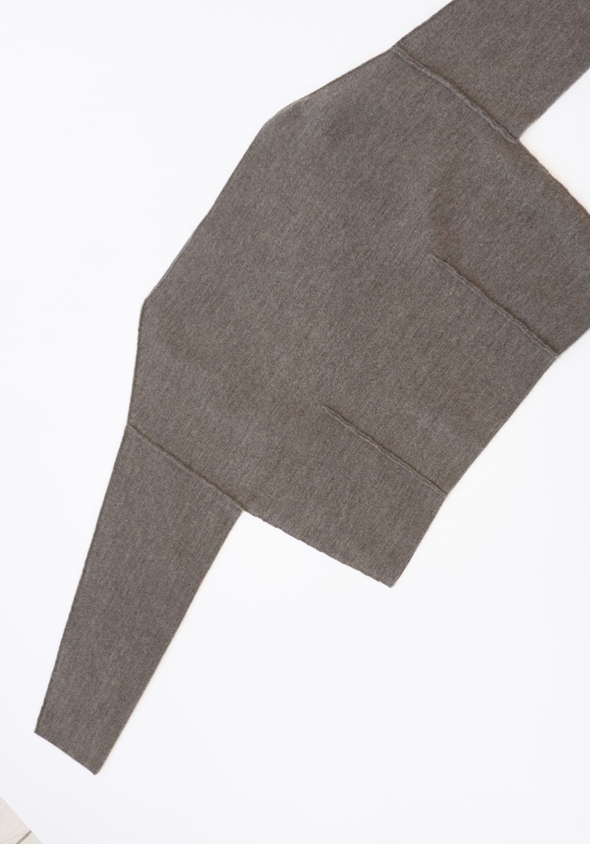 Lauren Manoogian Double Knit Boatneck Sweater in Cinder