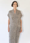 Lauren Manoogian Handknit Big Cable Dress in Marl