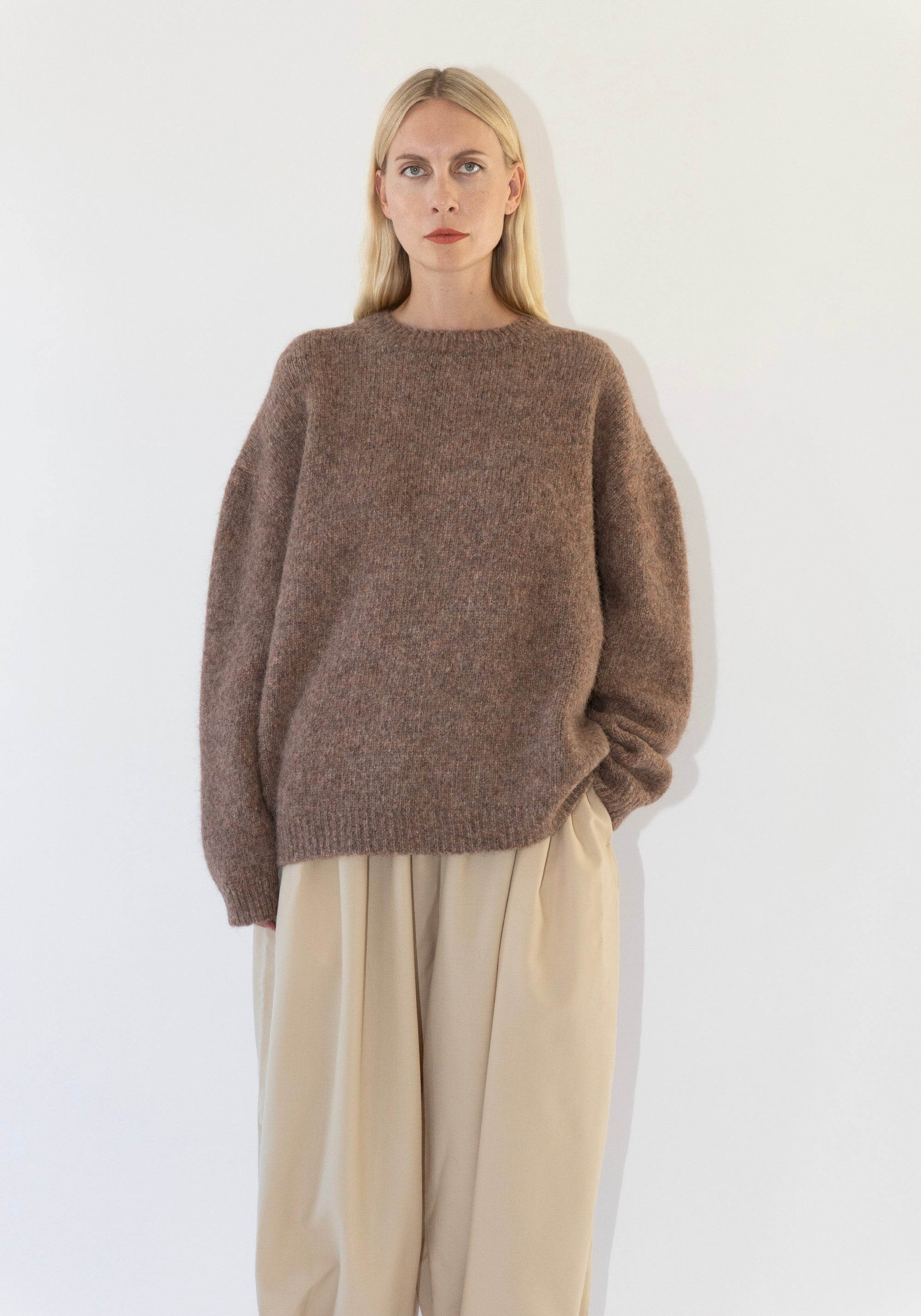 Lauren Manoogian Loft Crewneck Sweater in Spice