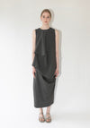 Lauren Manoogian Ripstop Dress in Coal